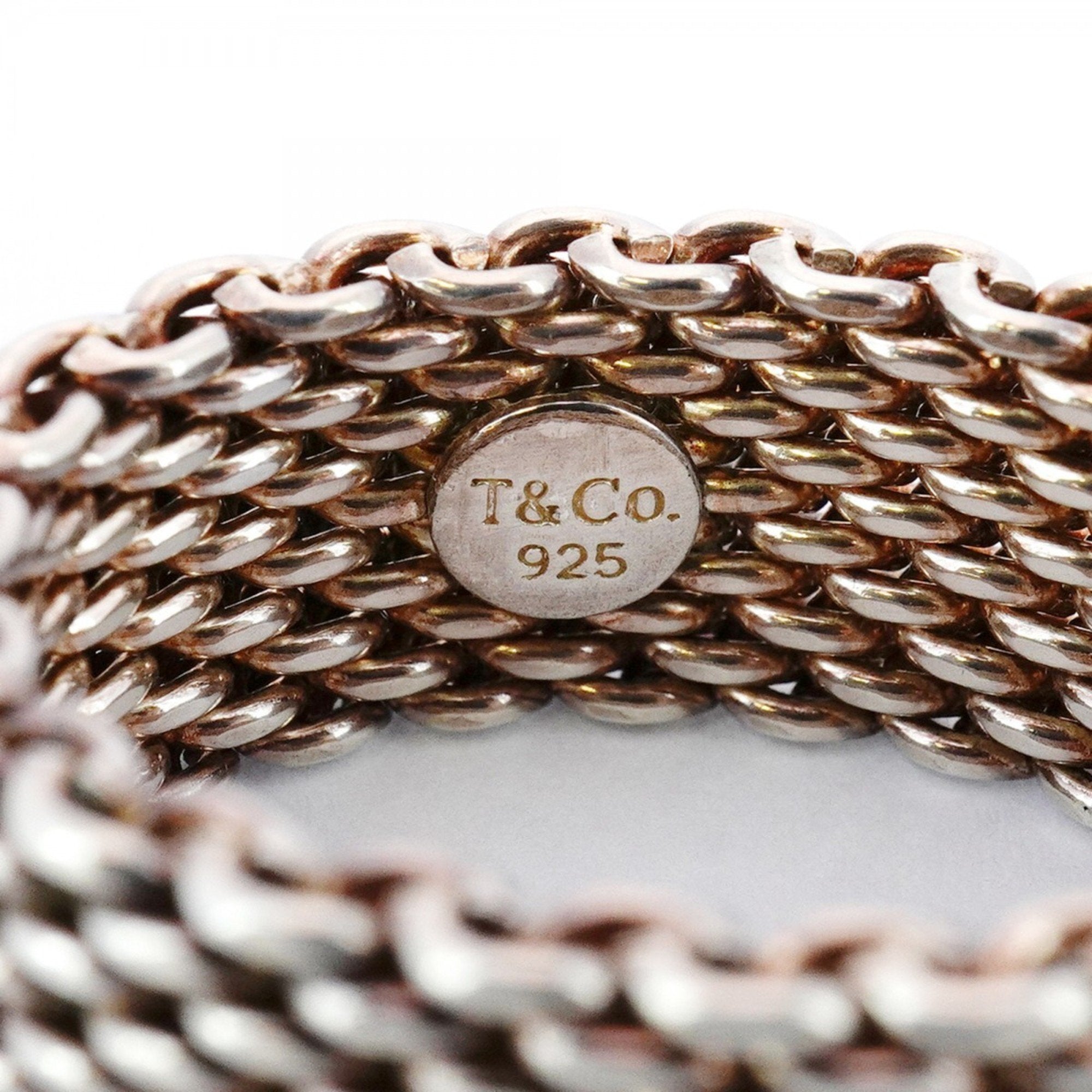 Somerset Mesh Ring Sterling Silver