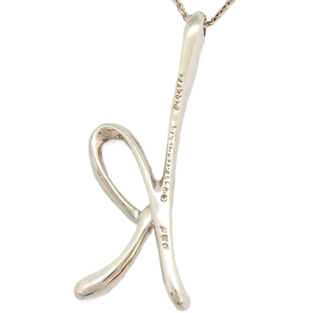 Elsa Peretti Pendant Necklace Sterling Silver 48.1mm