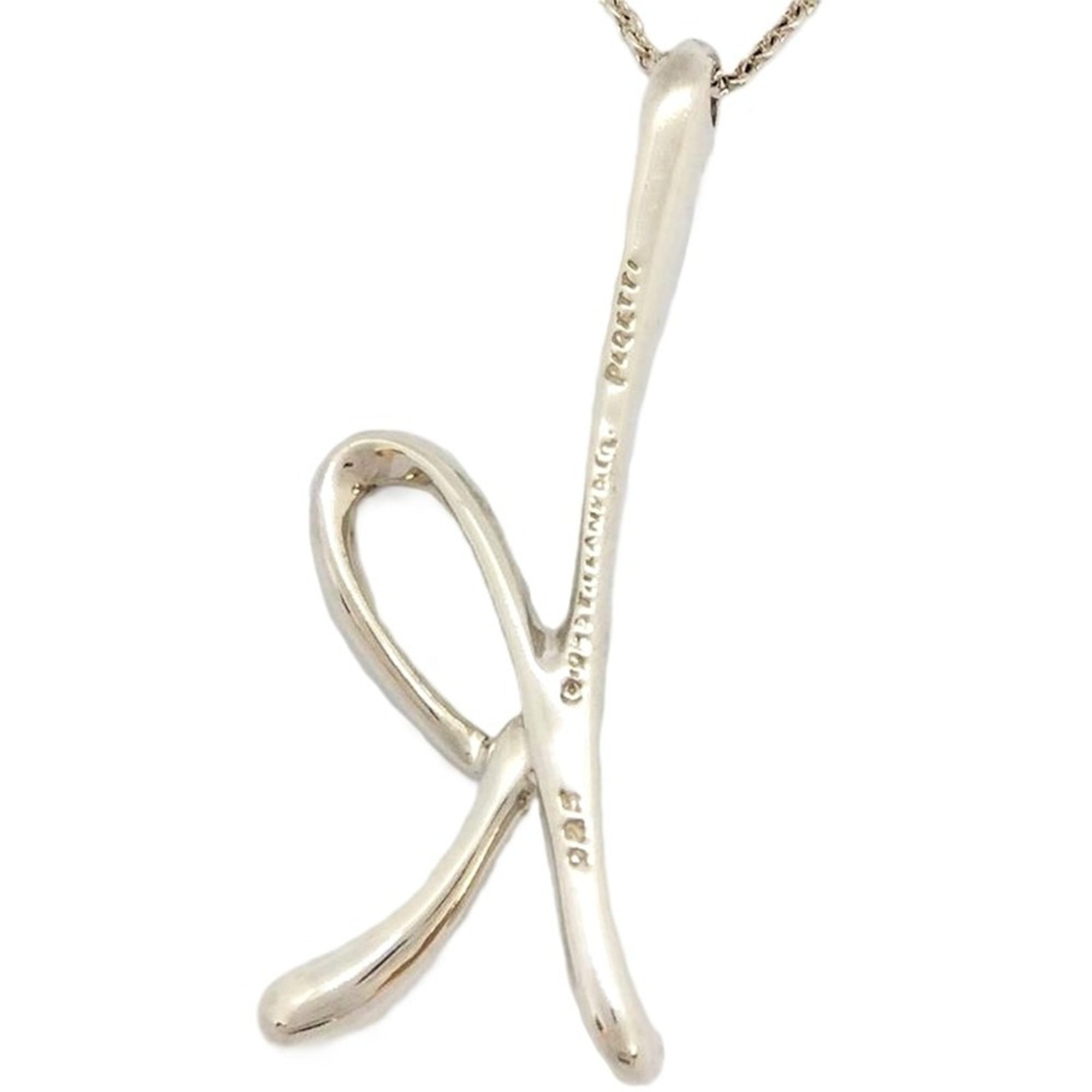Elsa Peretti Pendant Necklace Sterling Silver 48.1mm