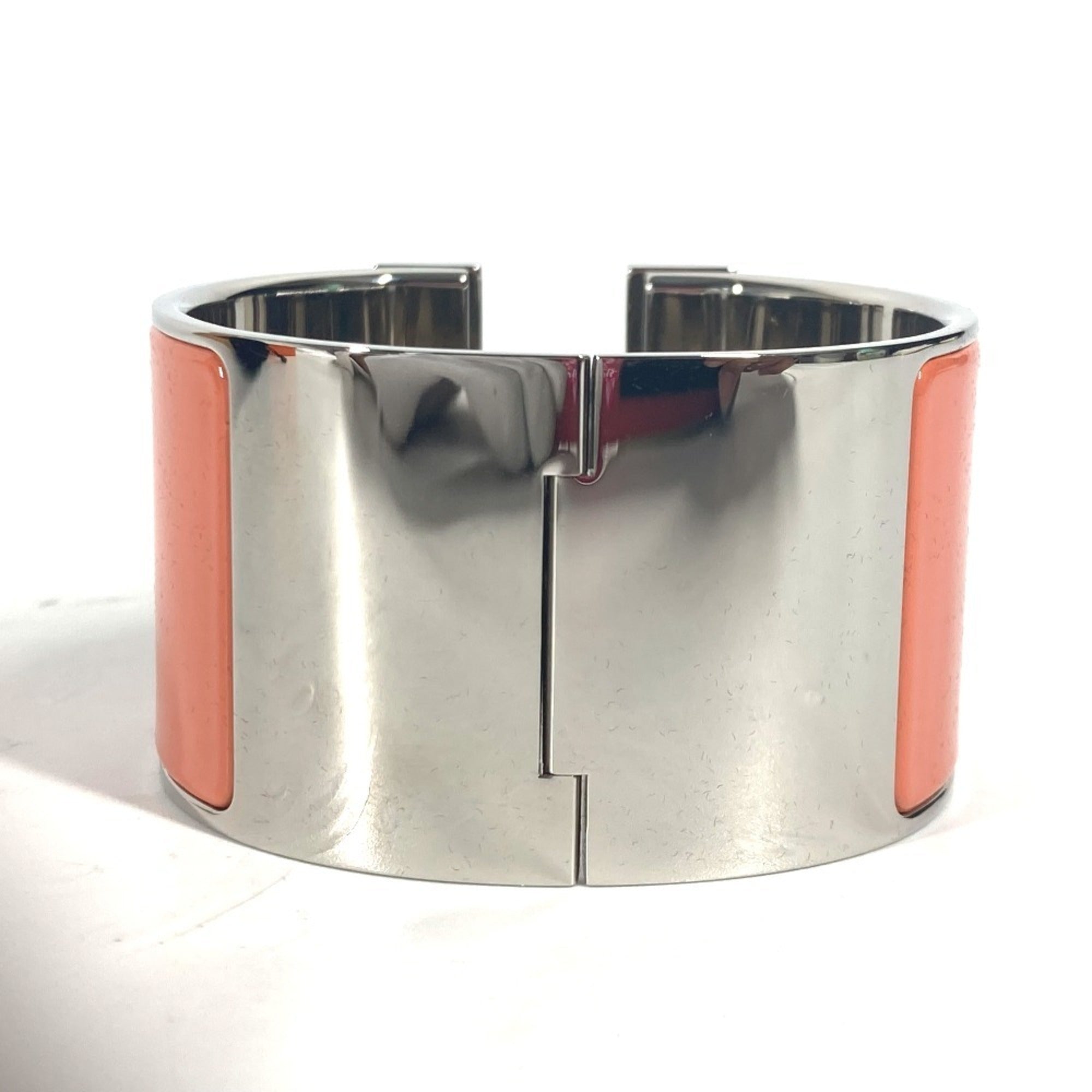 Click Clack XL H Bracelet Metal Orange and Silver