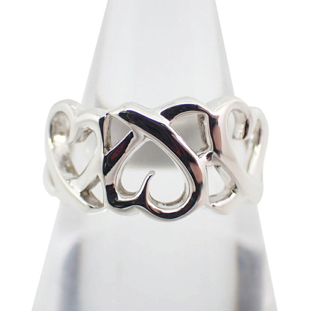 Triple Loving Heart Ring Sterling Silver