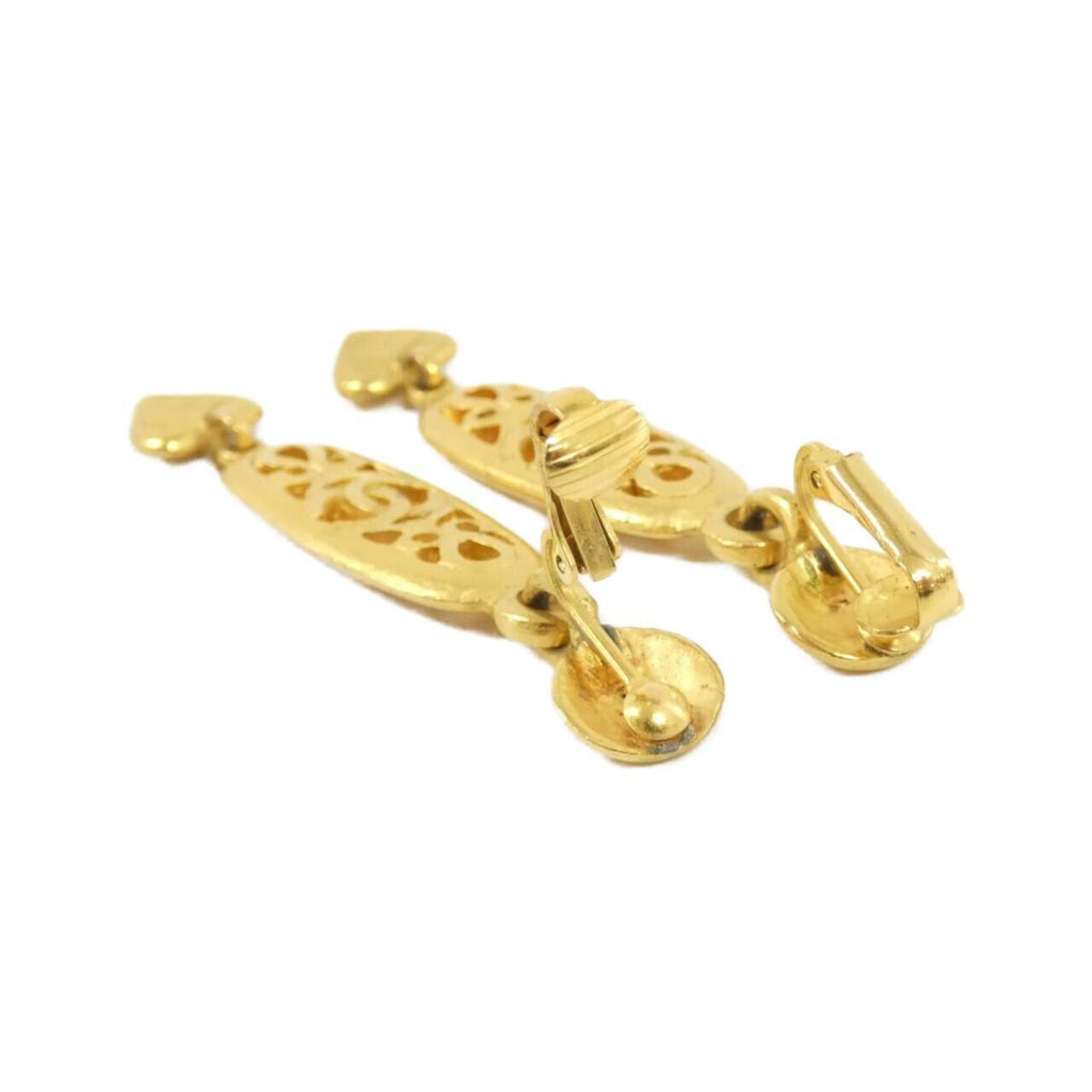 Clip-On Earrings Clip-On Gold-Tone Metal