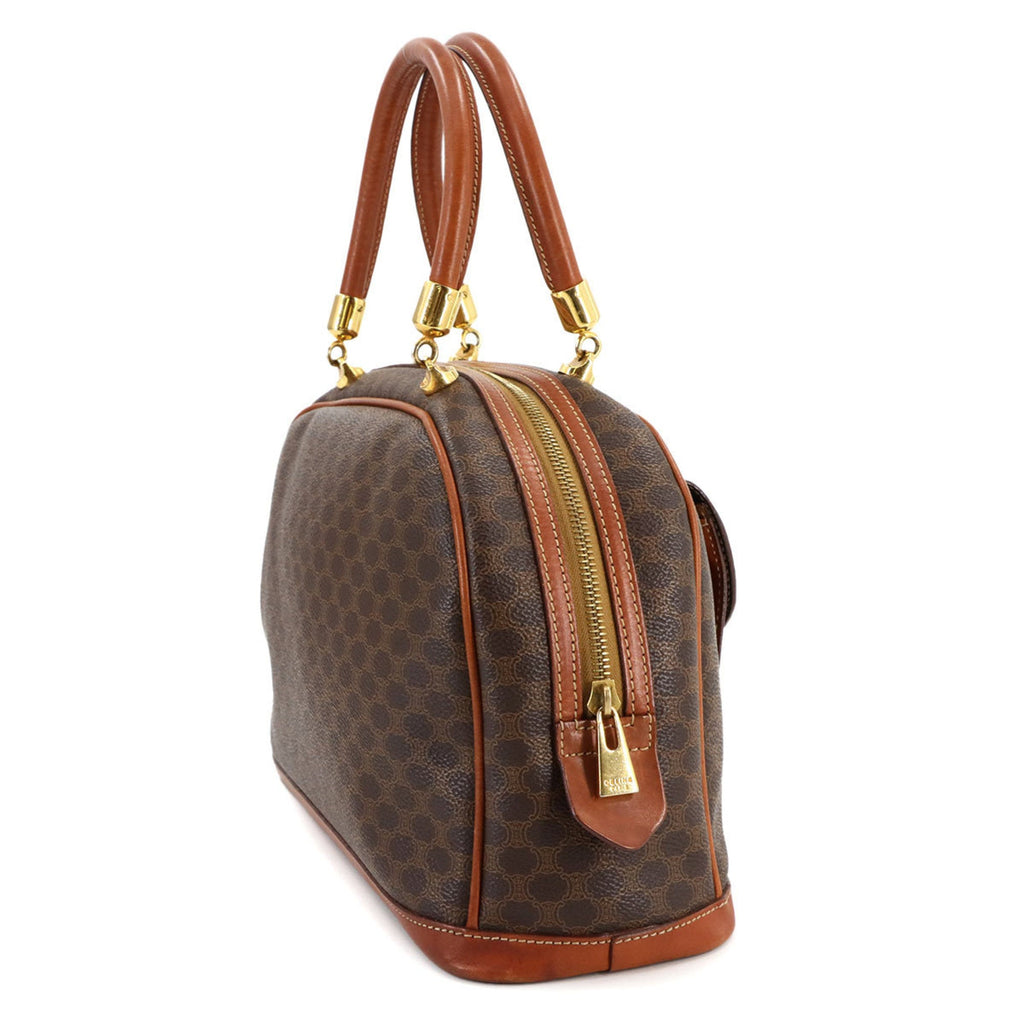 Vintage Duffle Bag Macadam Coated Canvas Large
