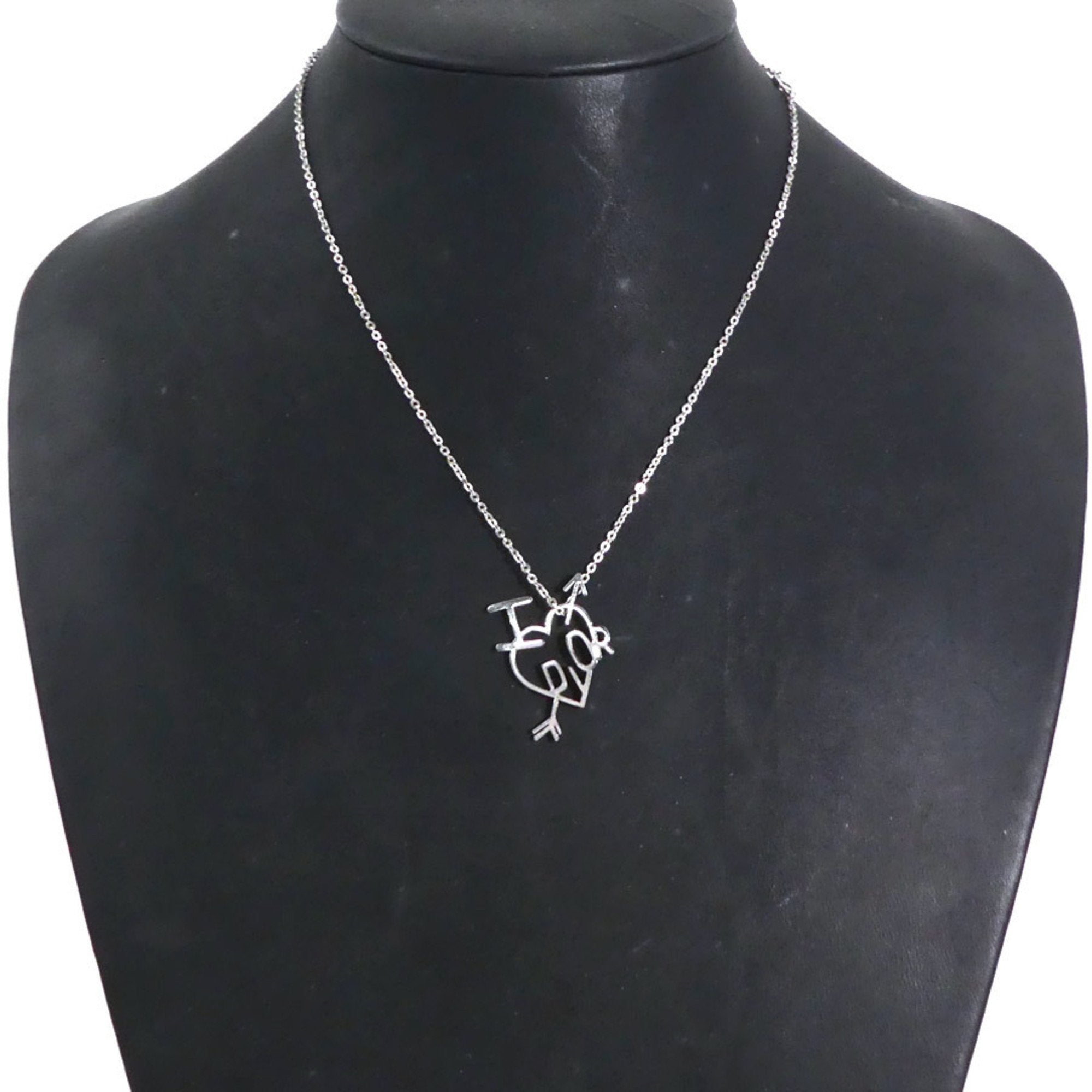 Pendant Necklace Metal Silver