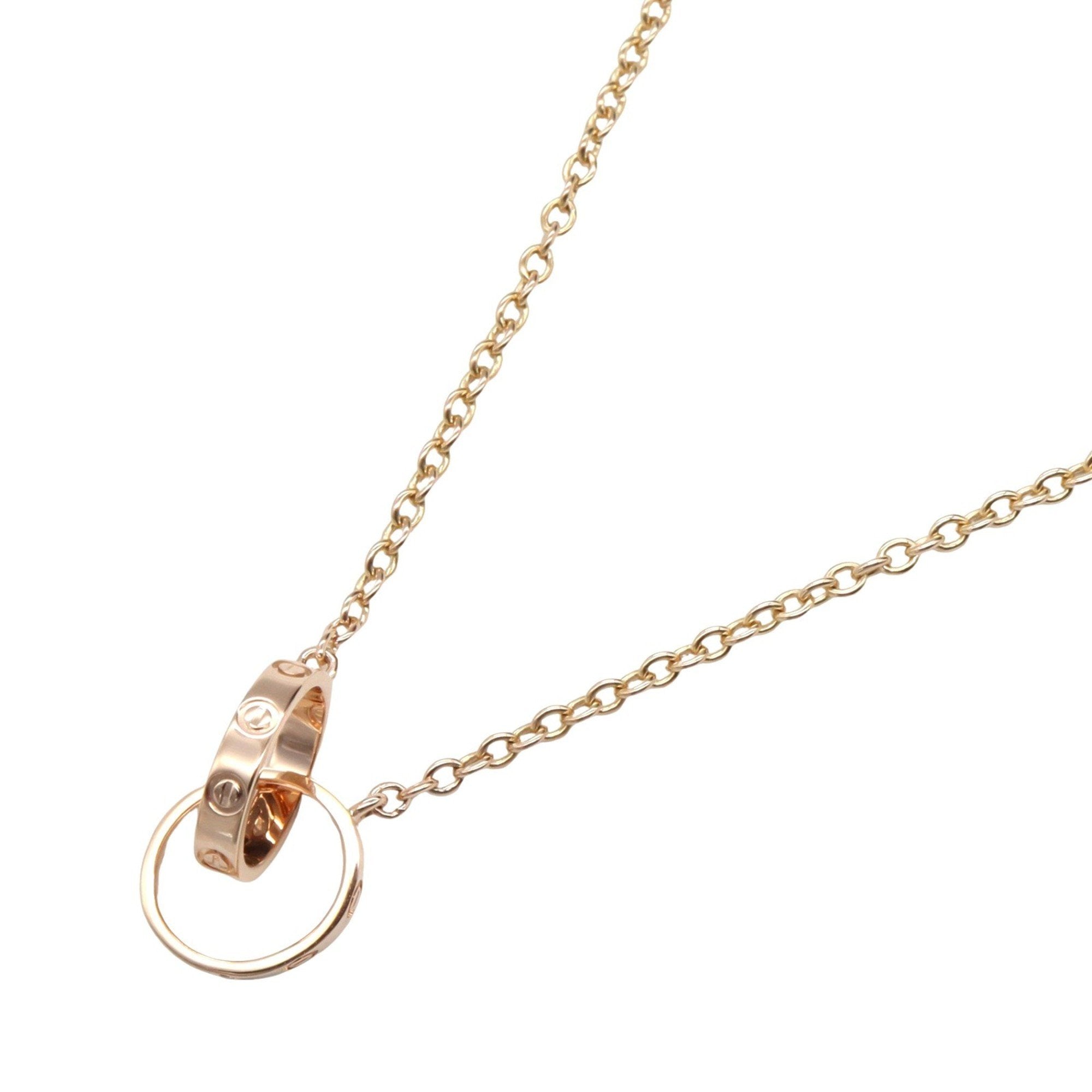 Love Pendant Necklace 18K Rose Gold