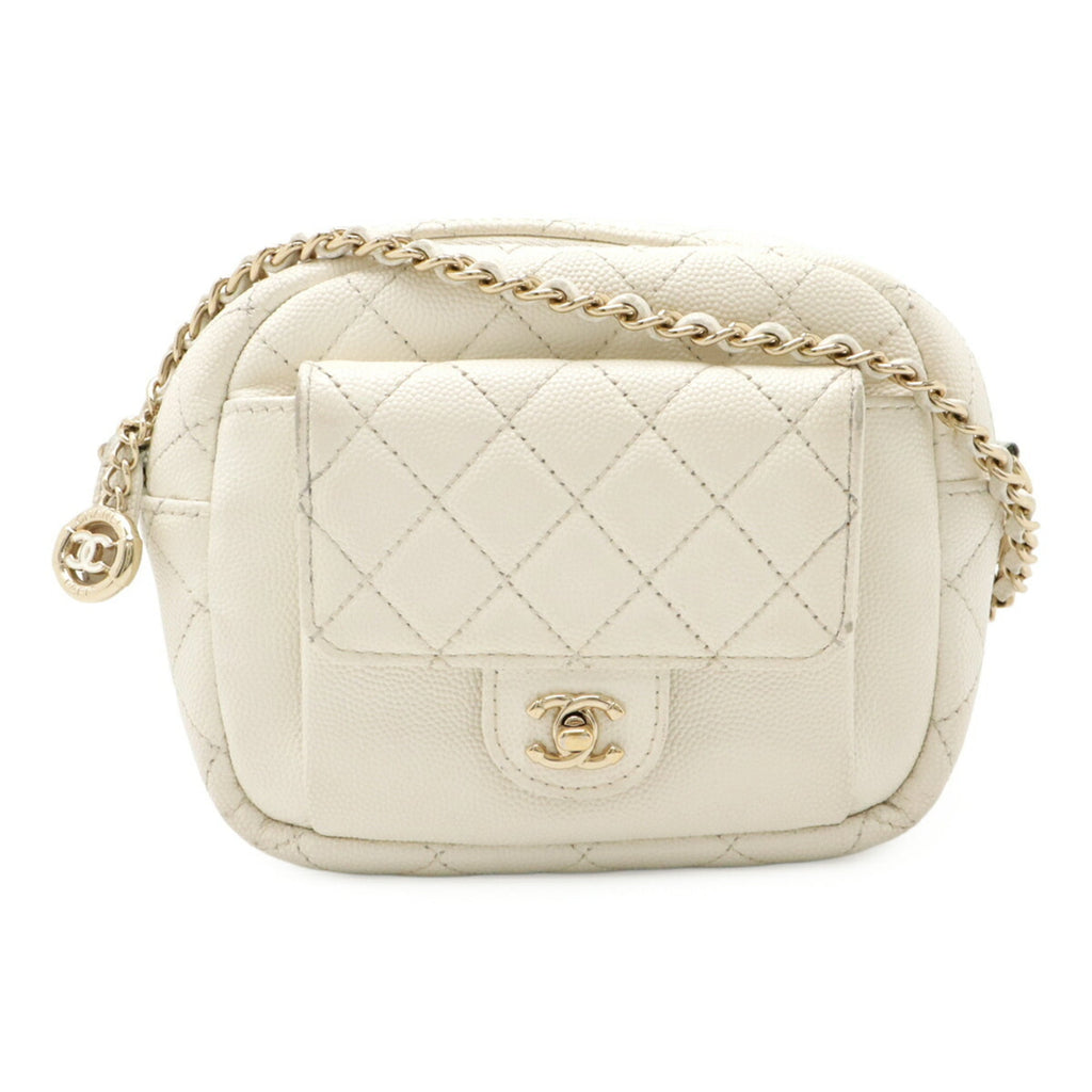 CC Day Camera Case Quilted Caviar Medium