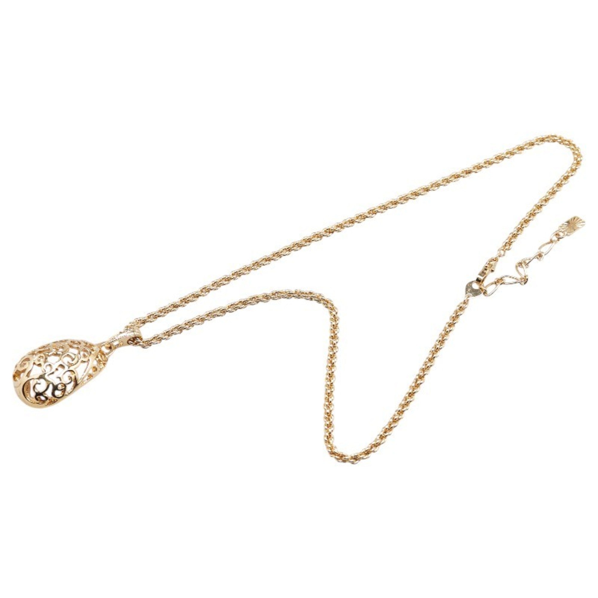 Vintage Pendant Necklace Gold