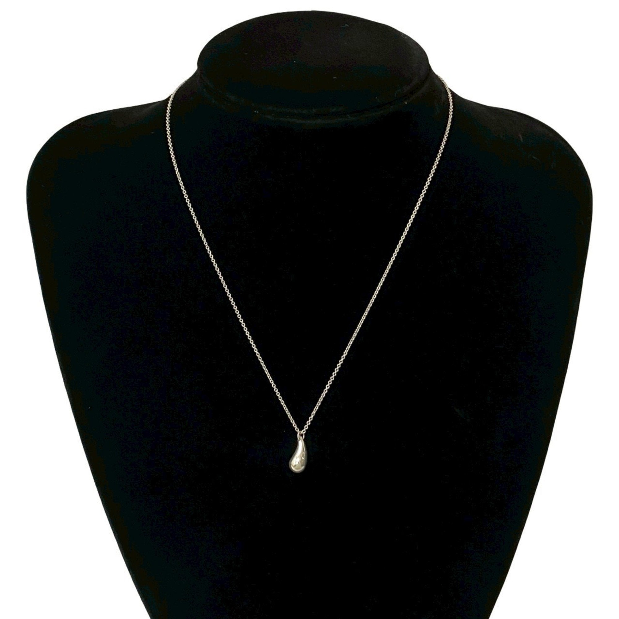 Deerdrop Pendant Necklace Sterling Silver