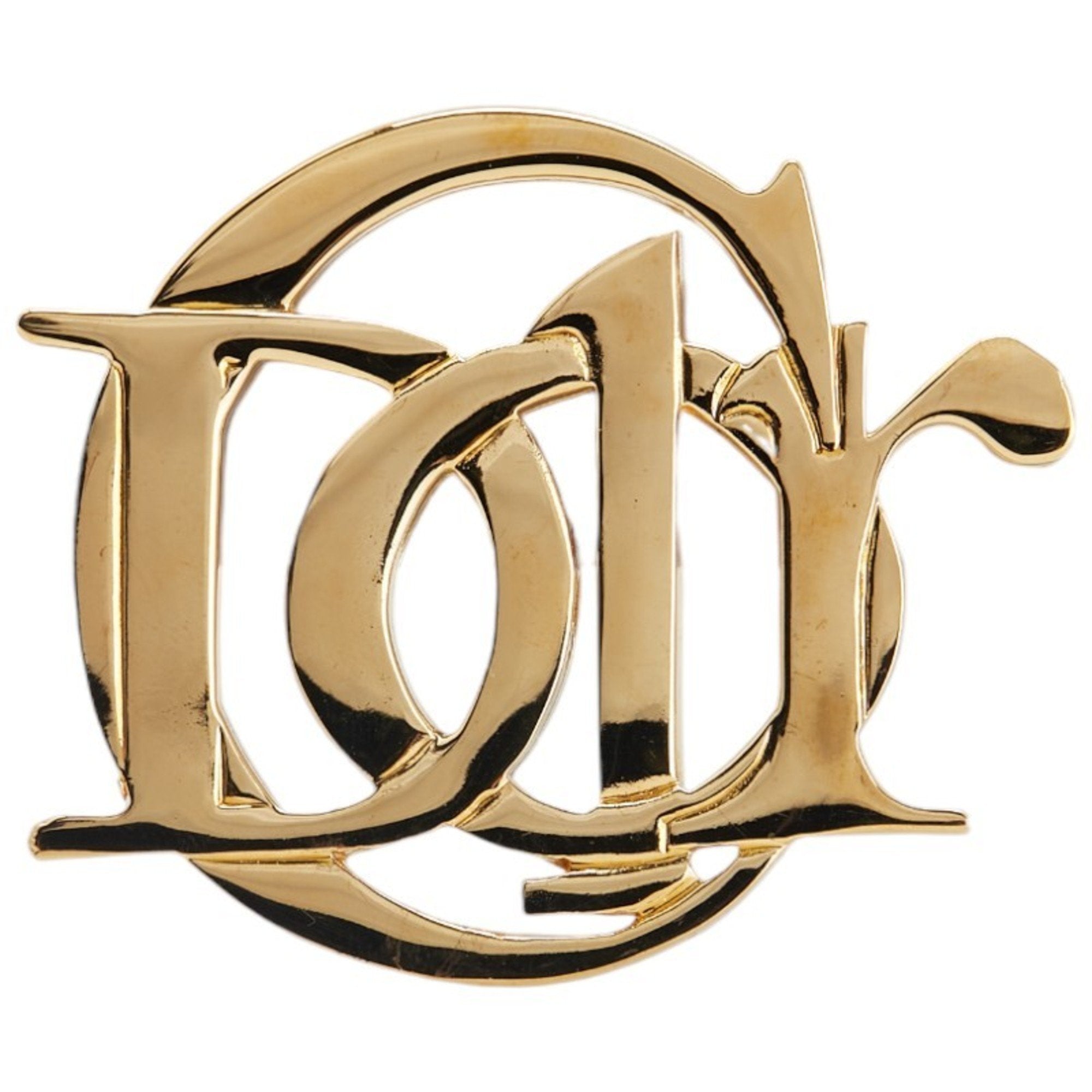 Brooch Gold-Tone Metal