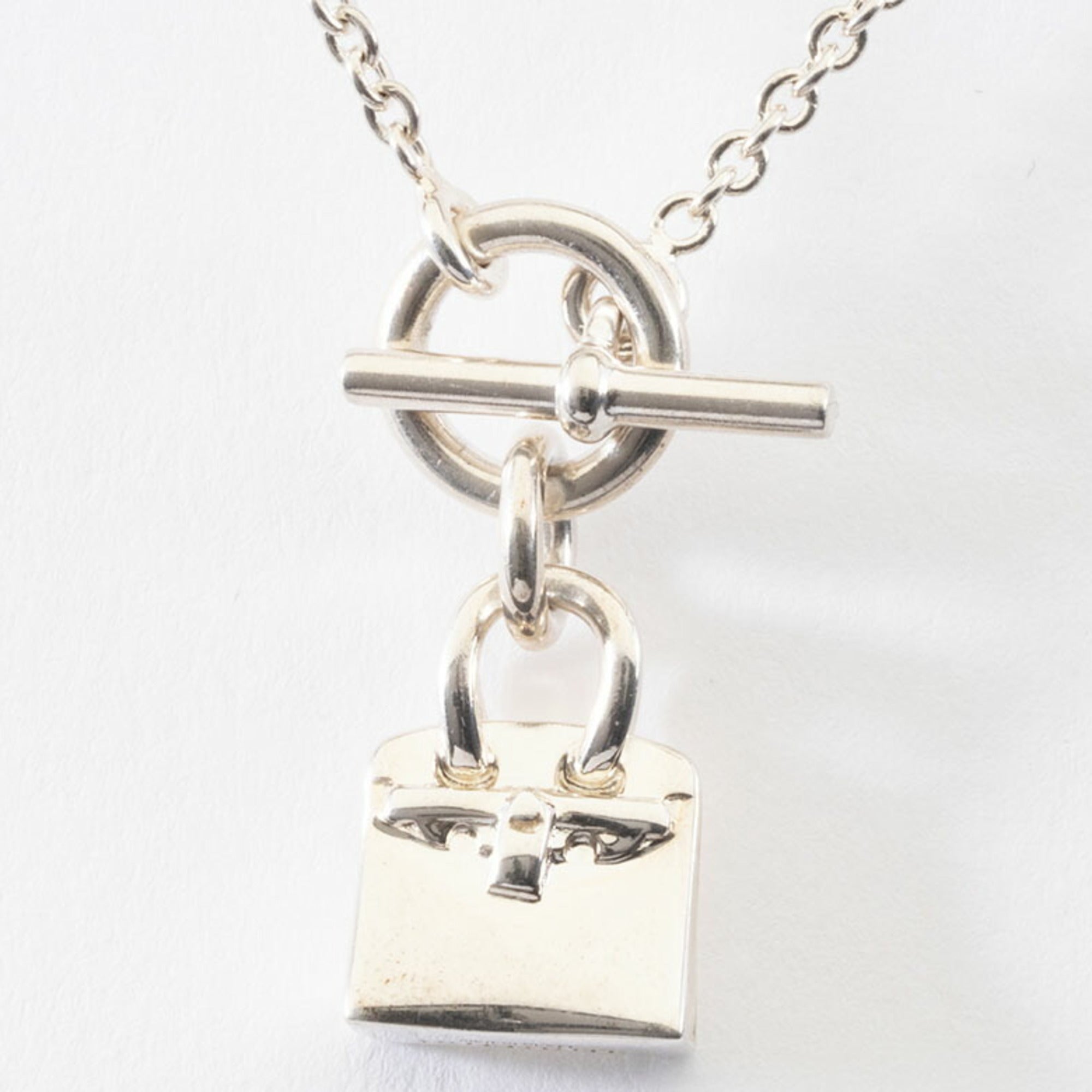 Birkin Amulet Pendant Necklace Sterling Silver