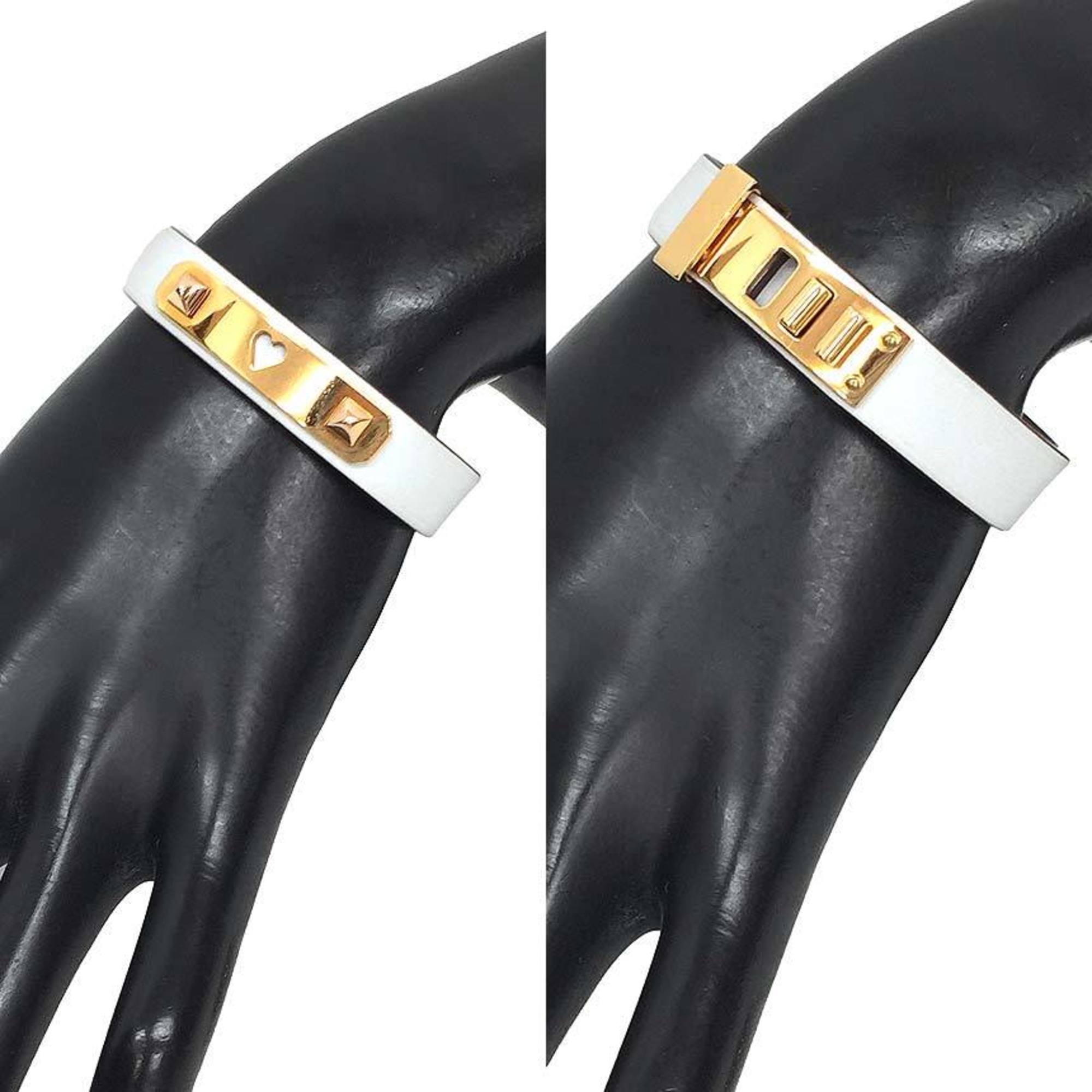 Charm Bracelet Swift Leather Off-White