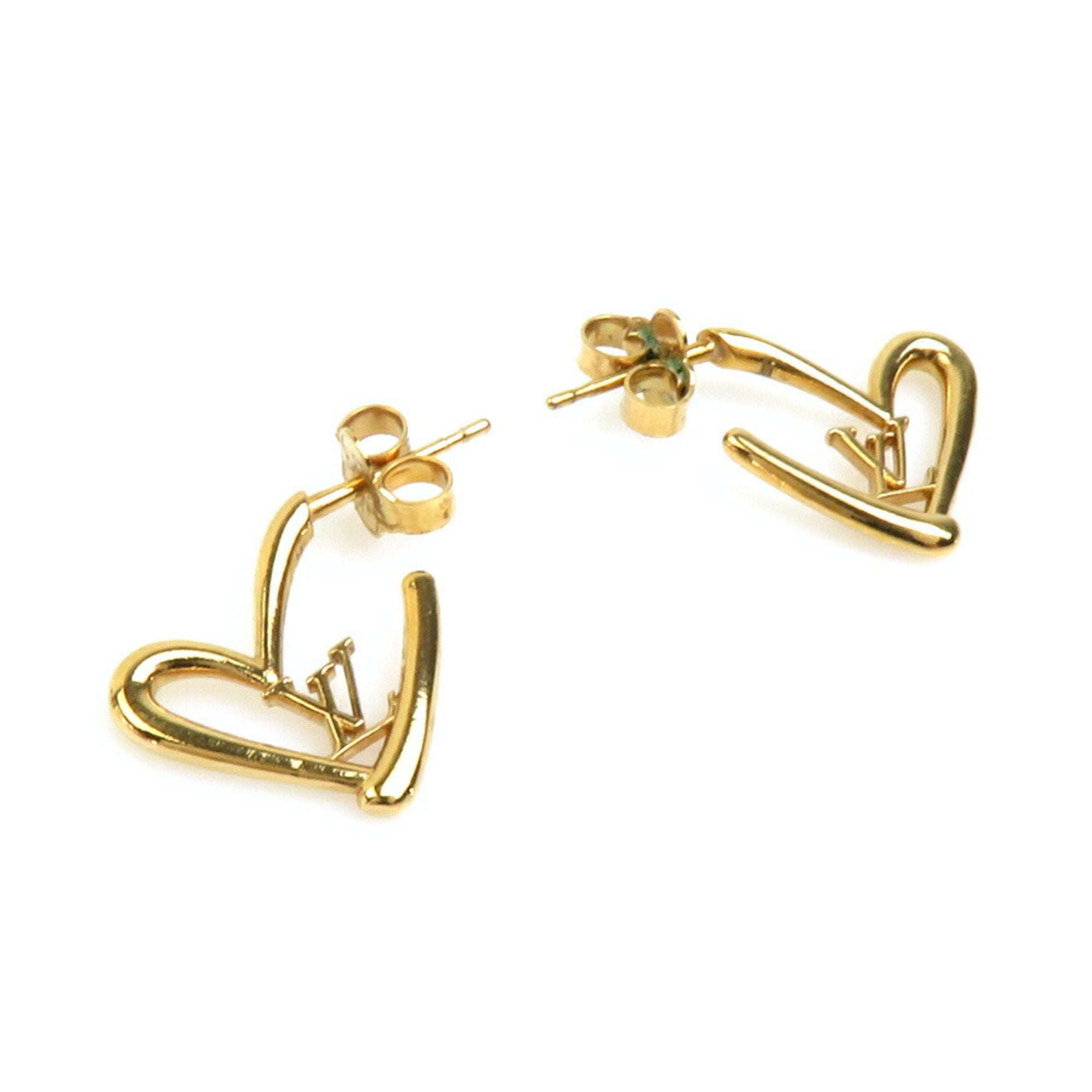 Earrings Gold-Tone Metal