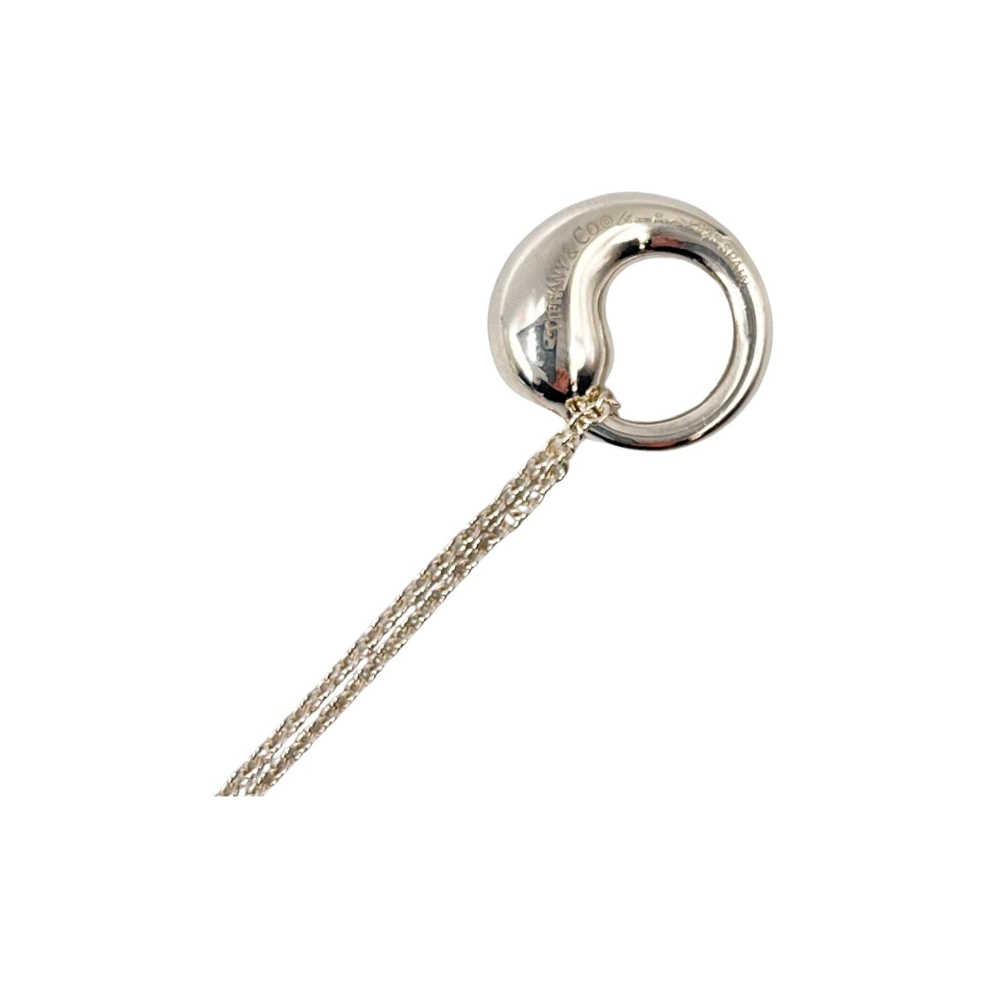 Eternal Circle Pendant Necklace Sterling Silver