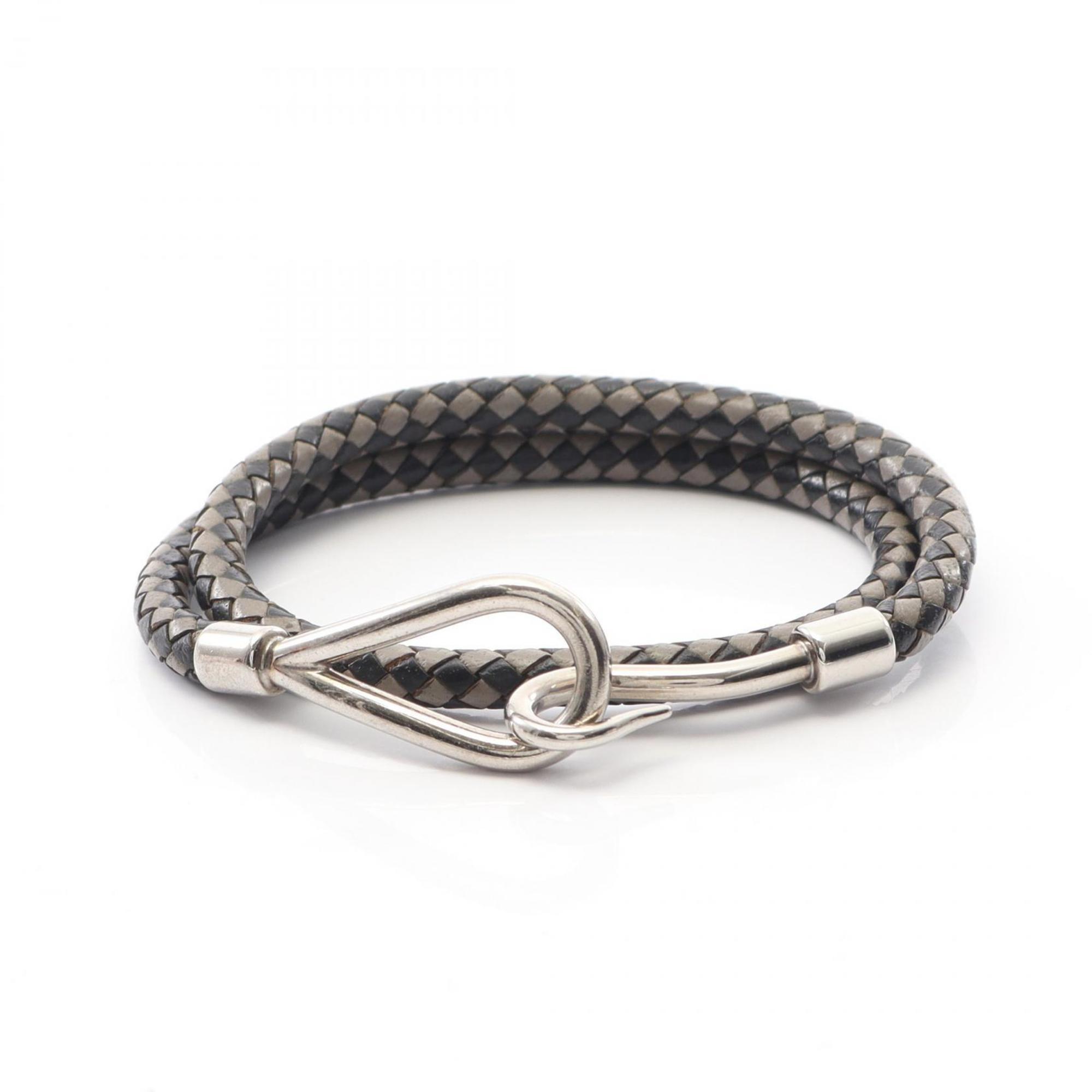 Bracelet Leather and Stainless Steel