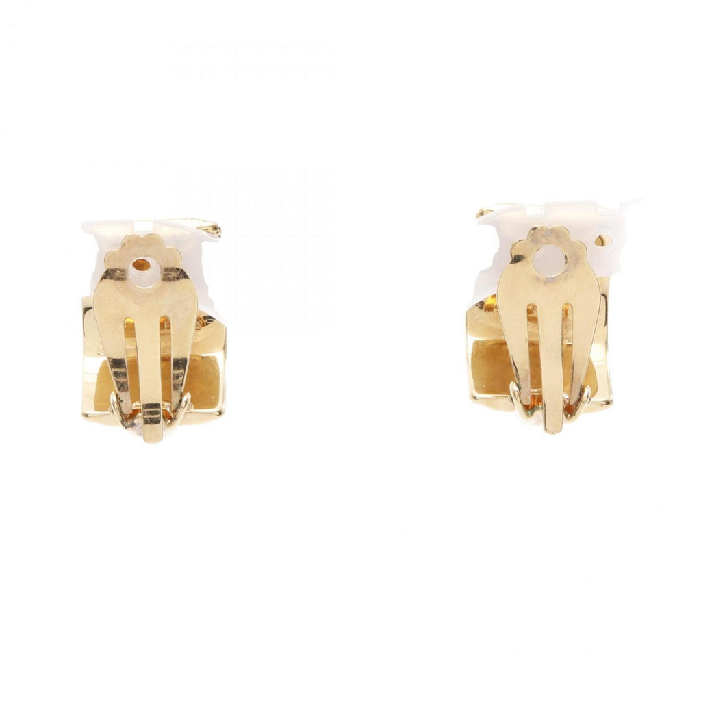 Clip-On Earrings Cloisonné and Enamel and Gold