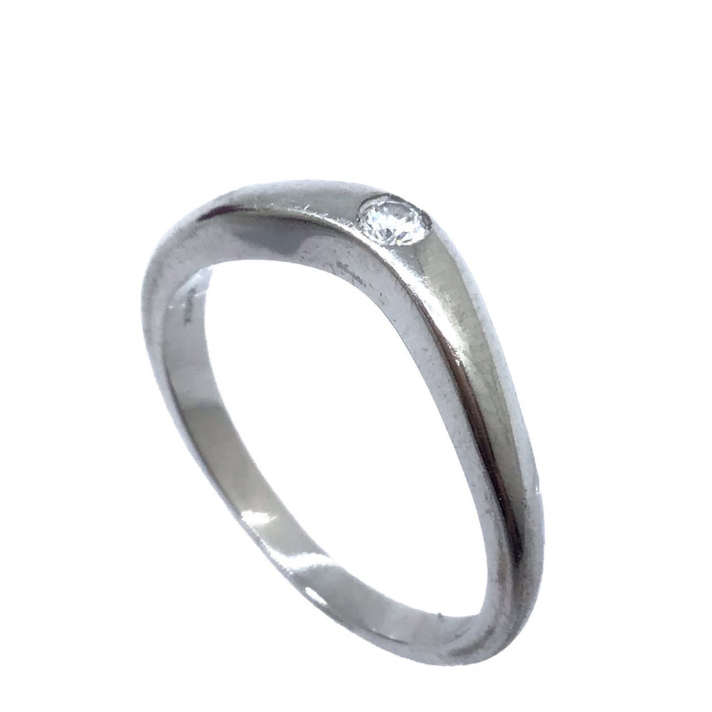 Corona Ring Platinum with Diamond