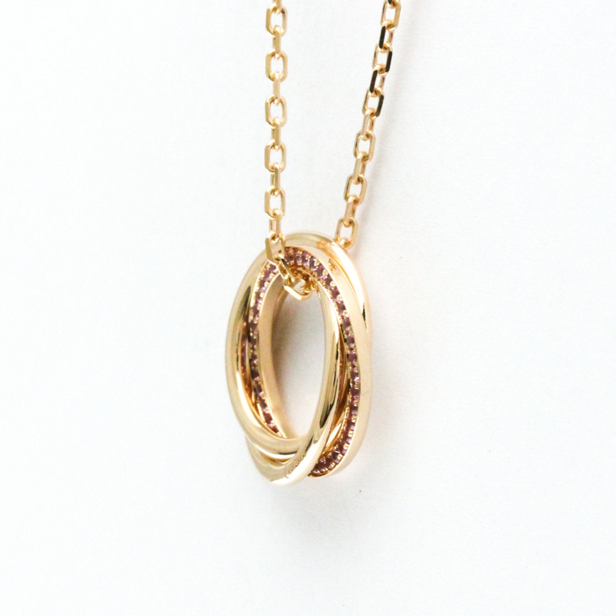 Trinity Pendant Necklace 18K Rose Gold