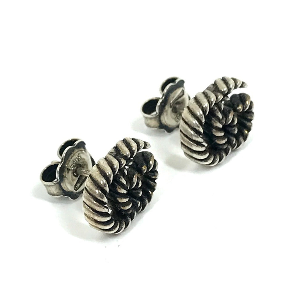 Earrings Logo Sterling Silver