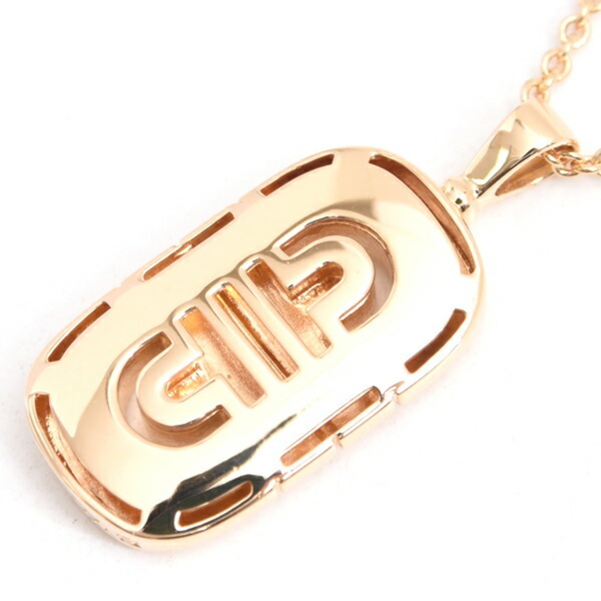 Parentesi Pendant Necklace 18K Yellow Gold