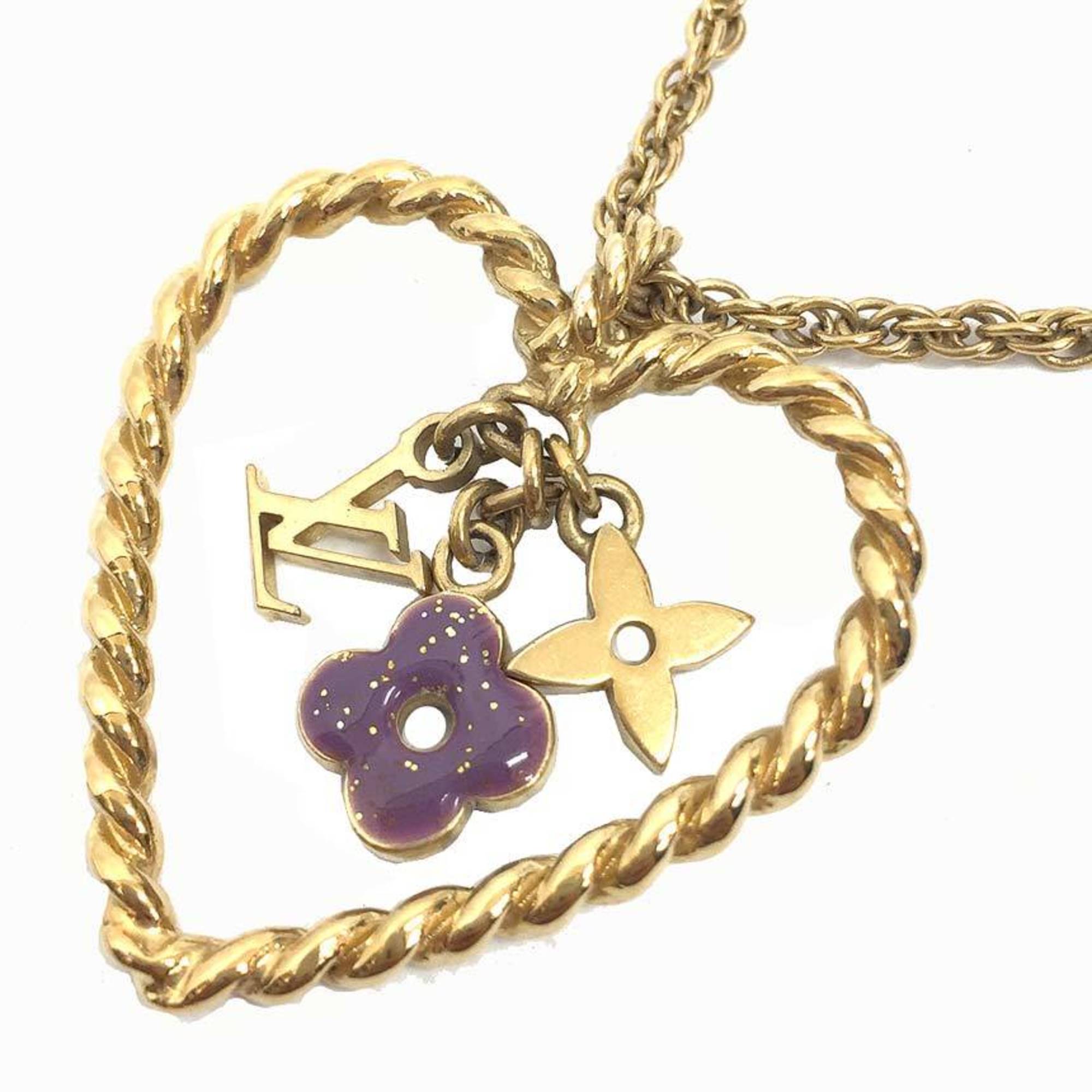 Pendant Necklace Brass Gold