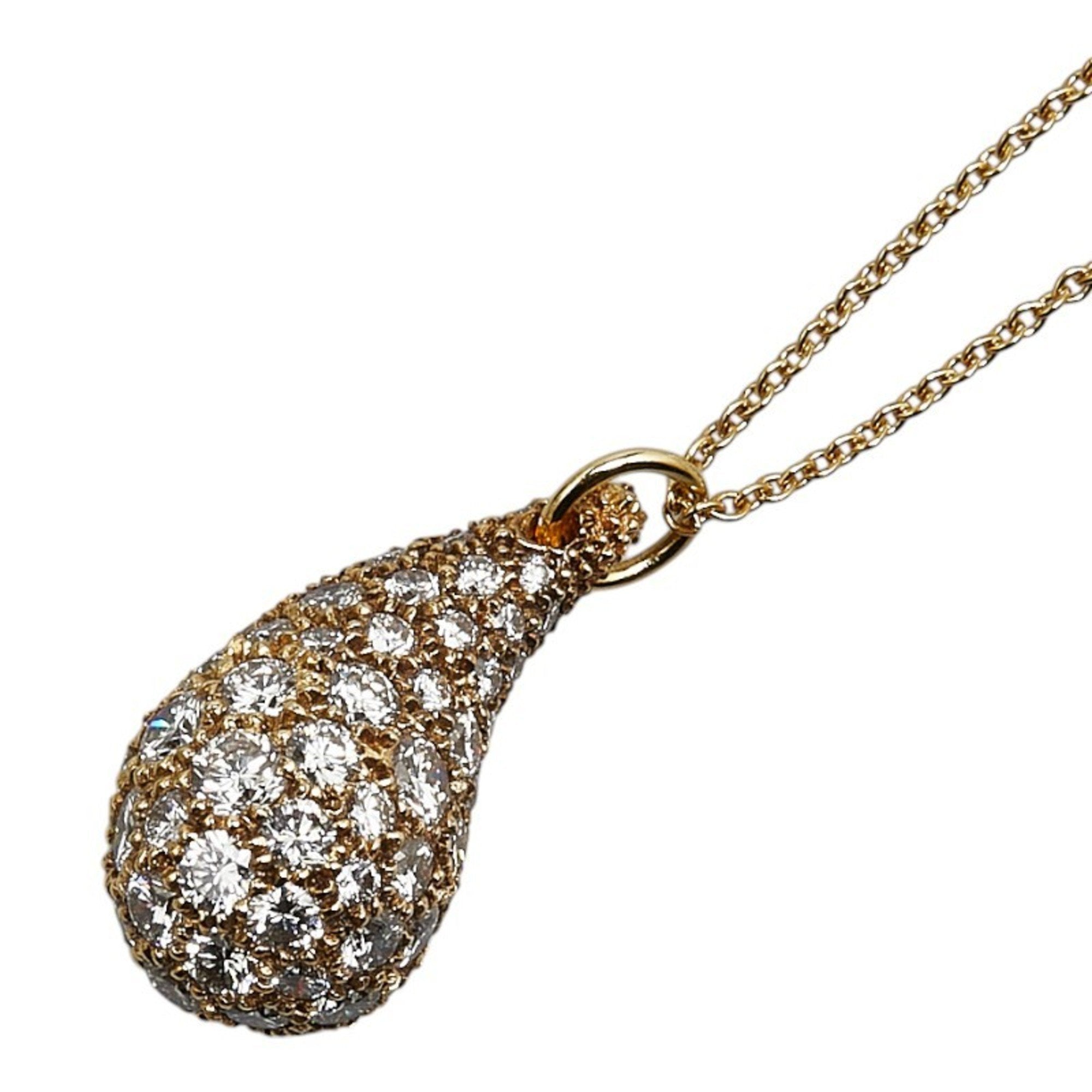 Elsa Peretti Pendant Necklace 18K Yellow Gold 20.6mm