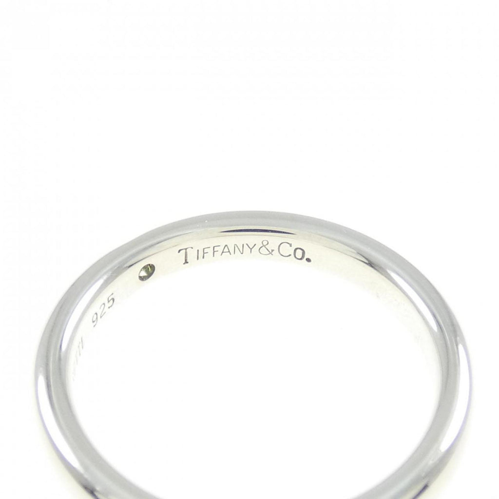 Band Ring Sterling Silver With Garnet