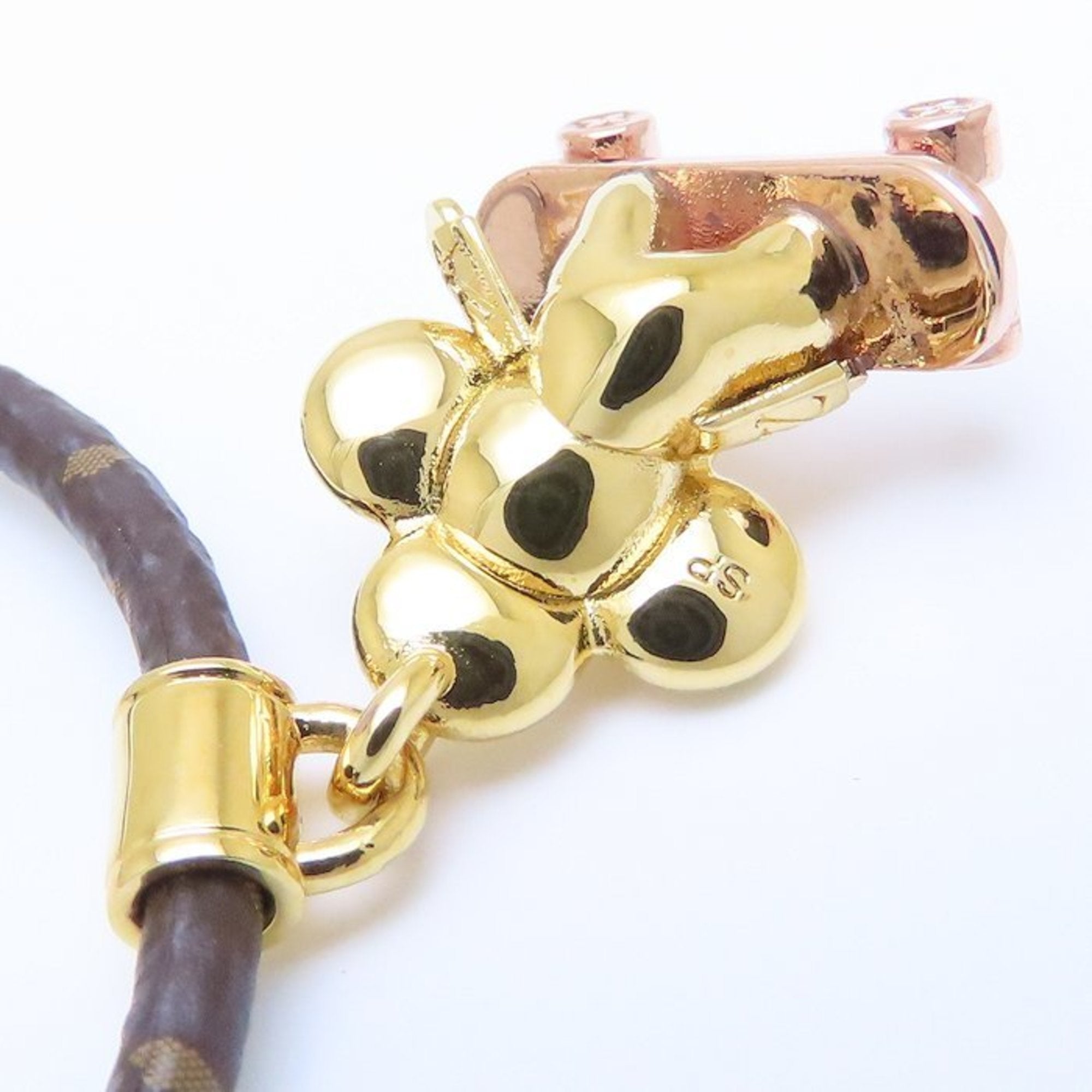 Vivienne Kickflip Bracelet Gold and Monogram