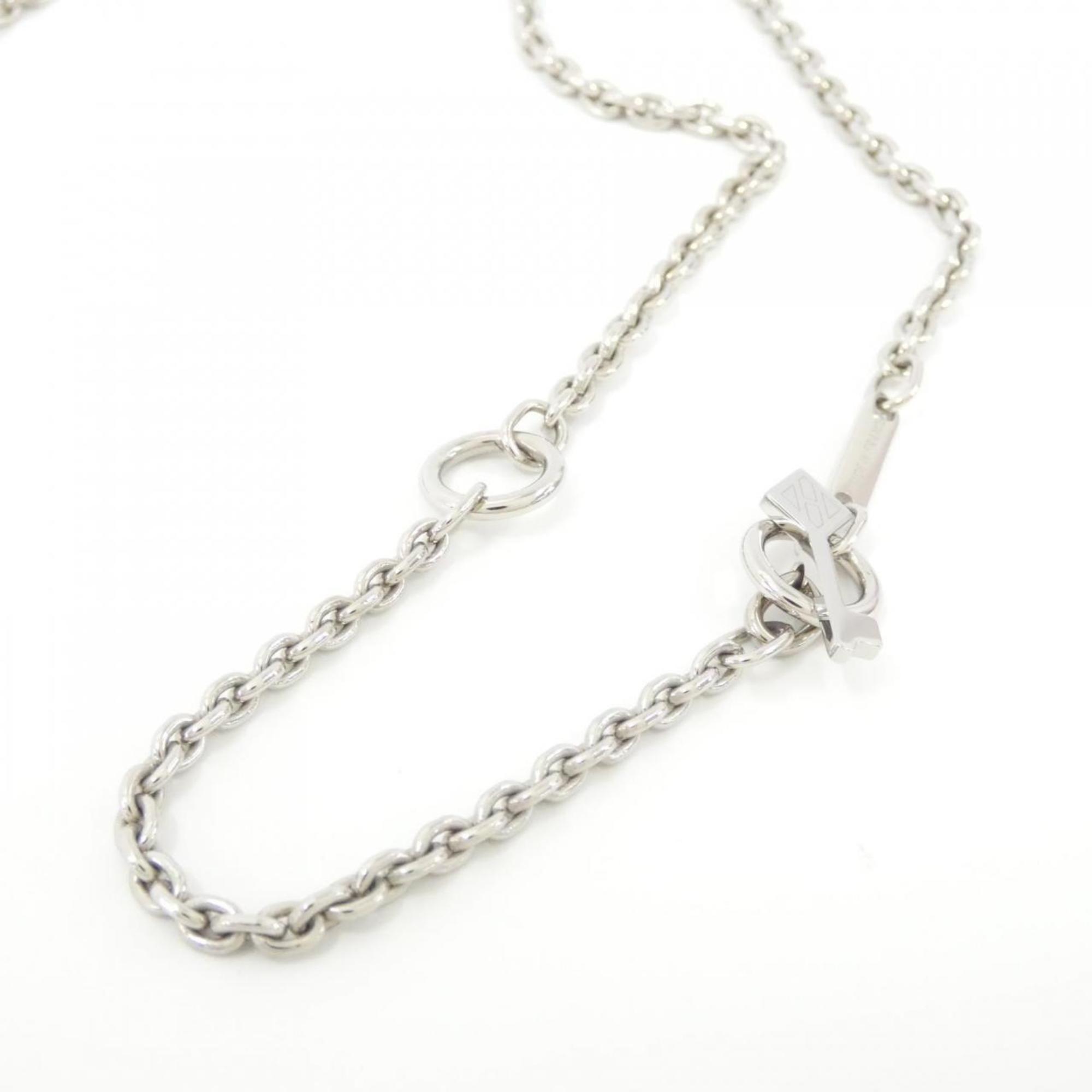 Cle Cheval Pendant Necklace Black and Silver