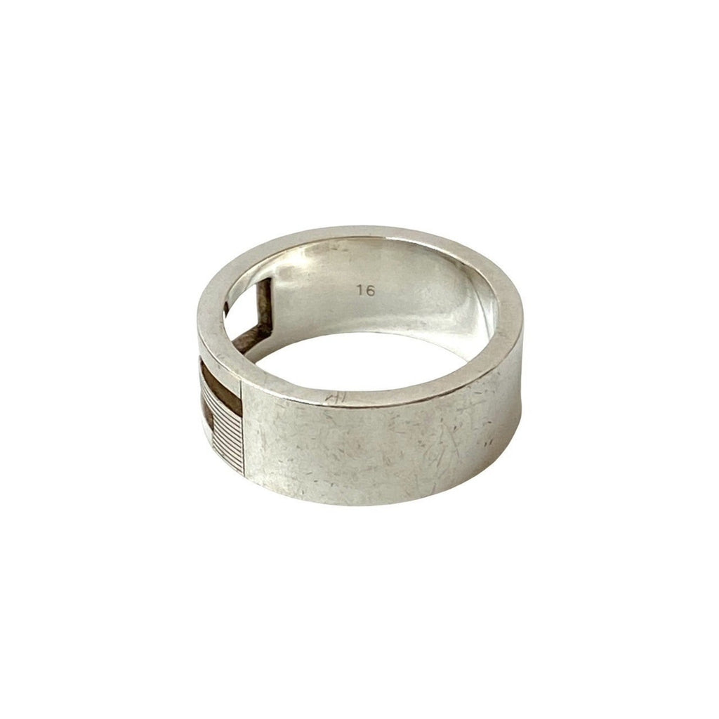 Square G Ring Sterling Silver