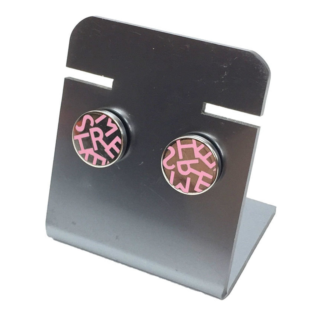 Earrings Silver-Tone Metal