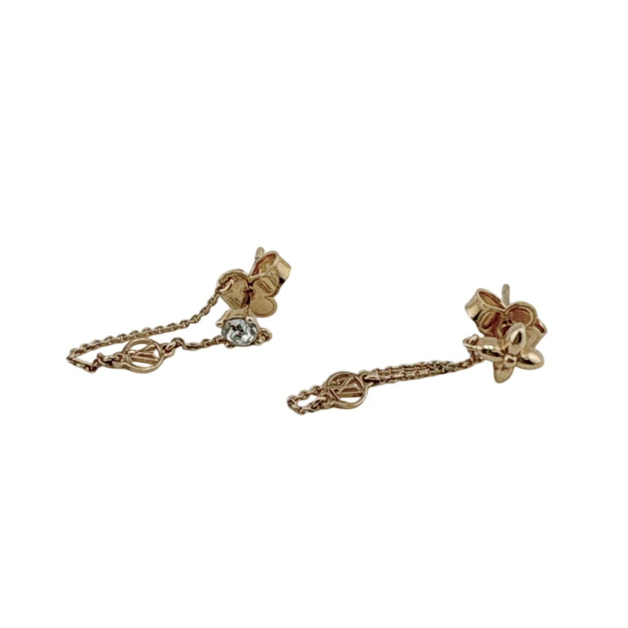 Single Earring Gold-Tone Metal