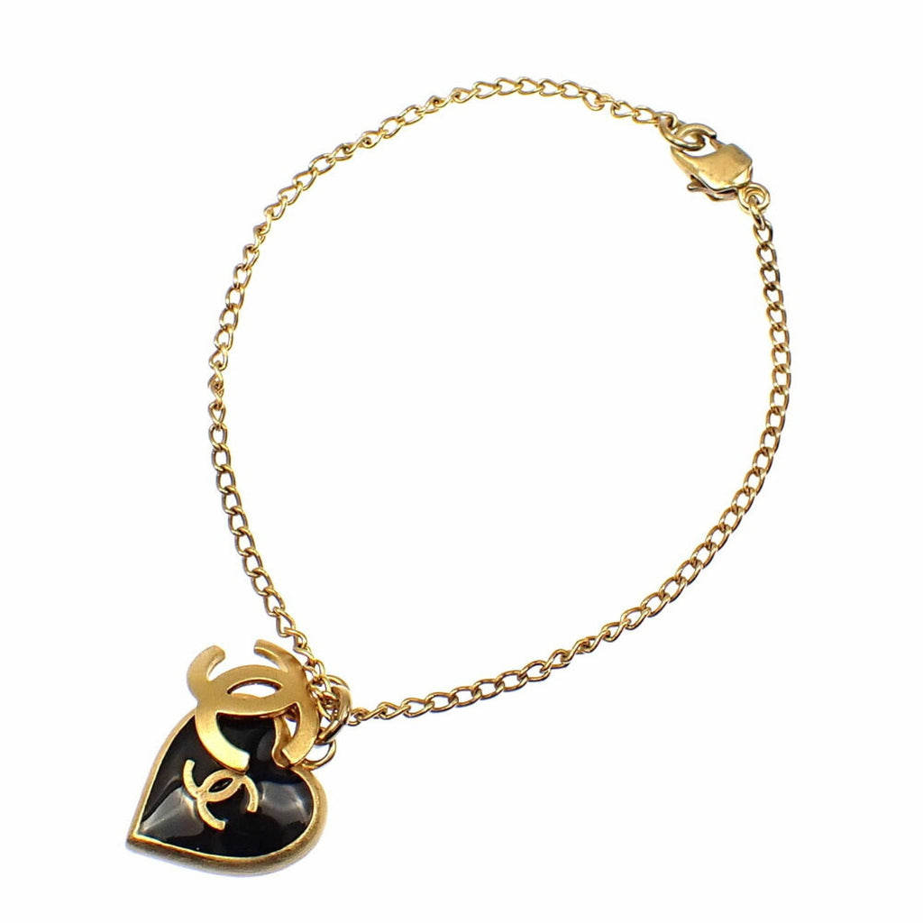 CC Logo Heart Bracelet Metal