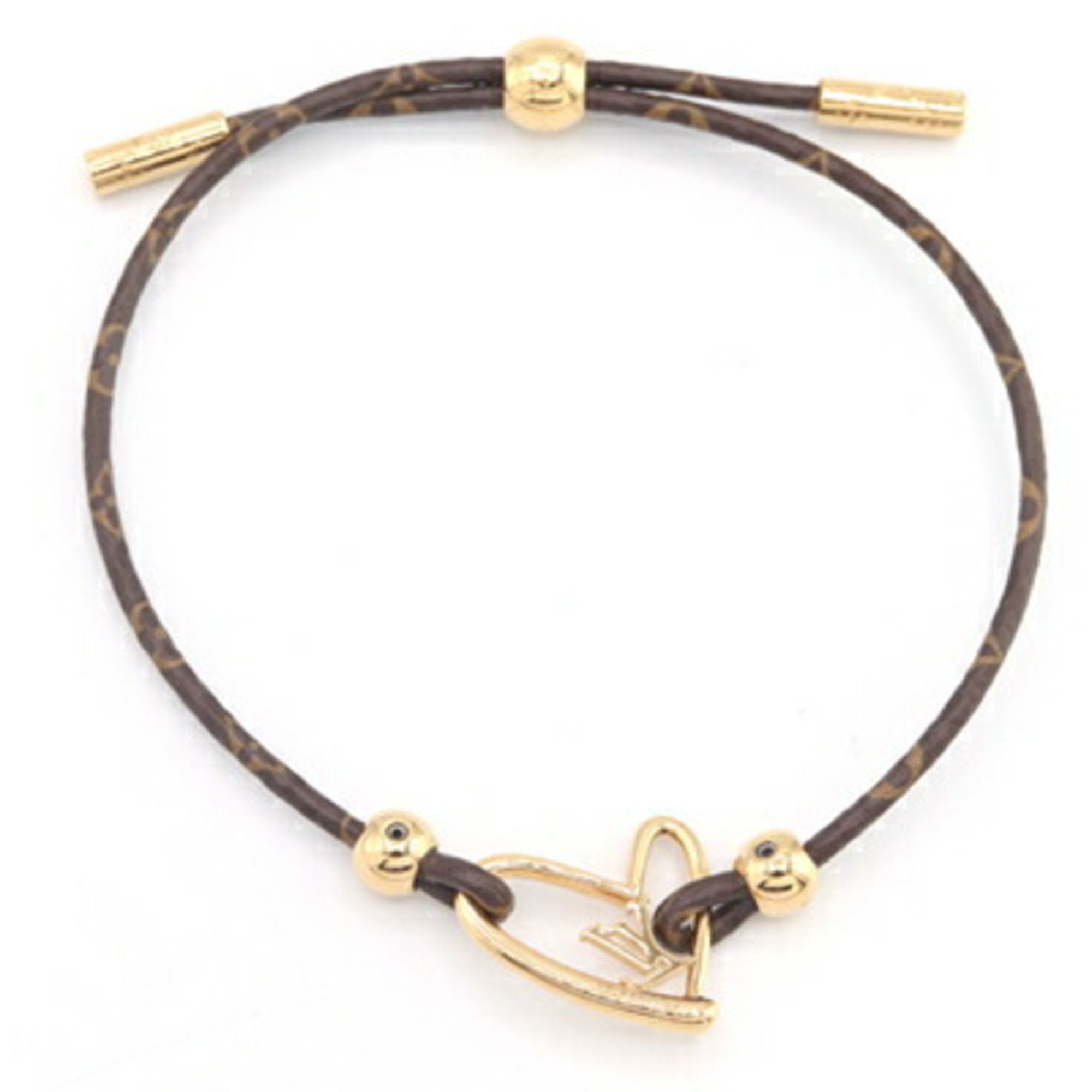 Monogram Bracelet Monogram and Metal Gold
