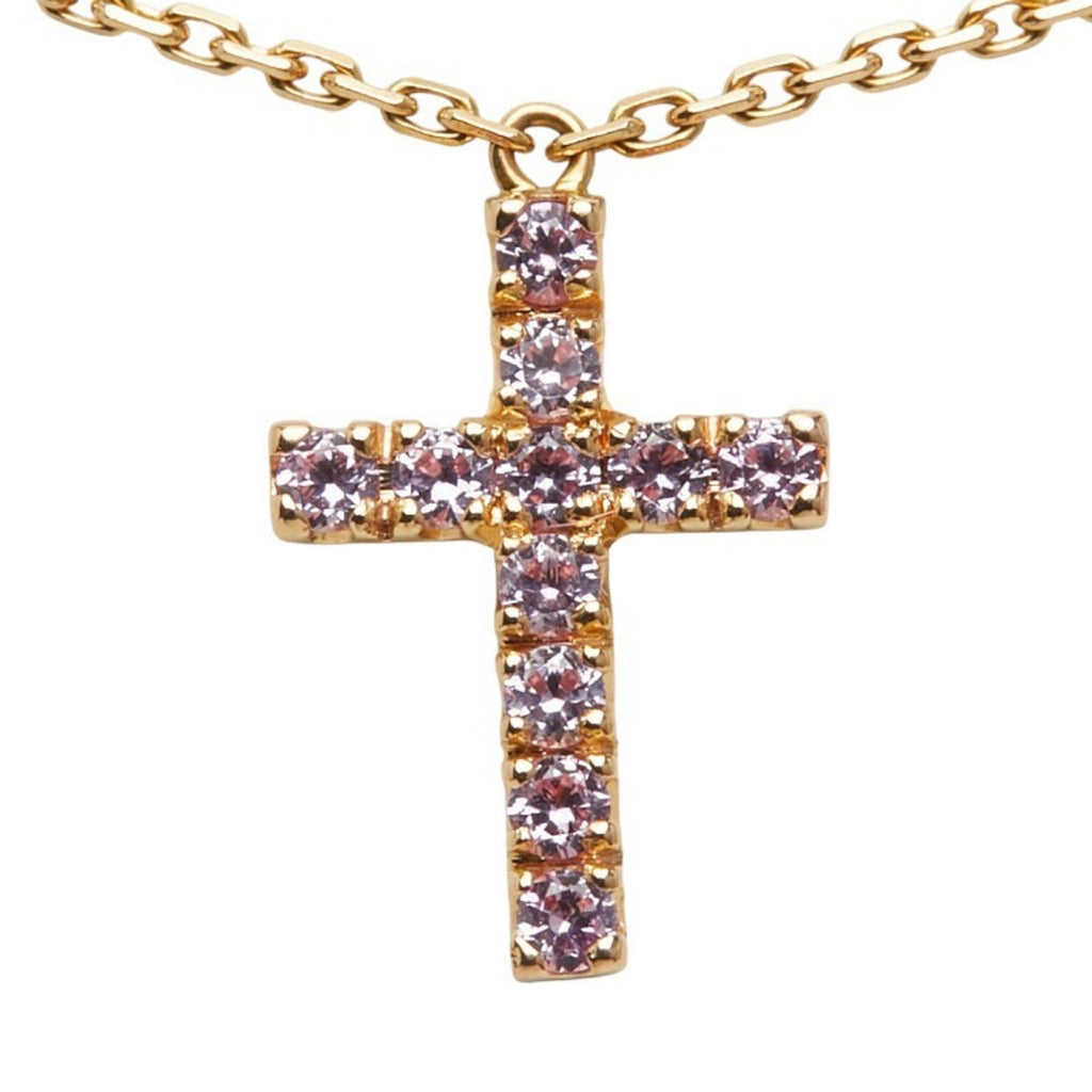 Pendant Necklace 18K Rose Gold with Sapphire