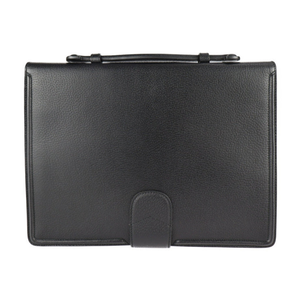 Animalier Lock Flap Briefcase Leather
