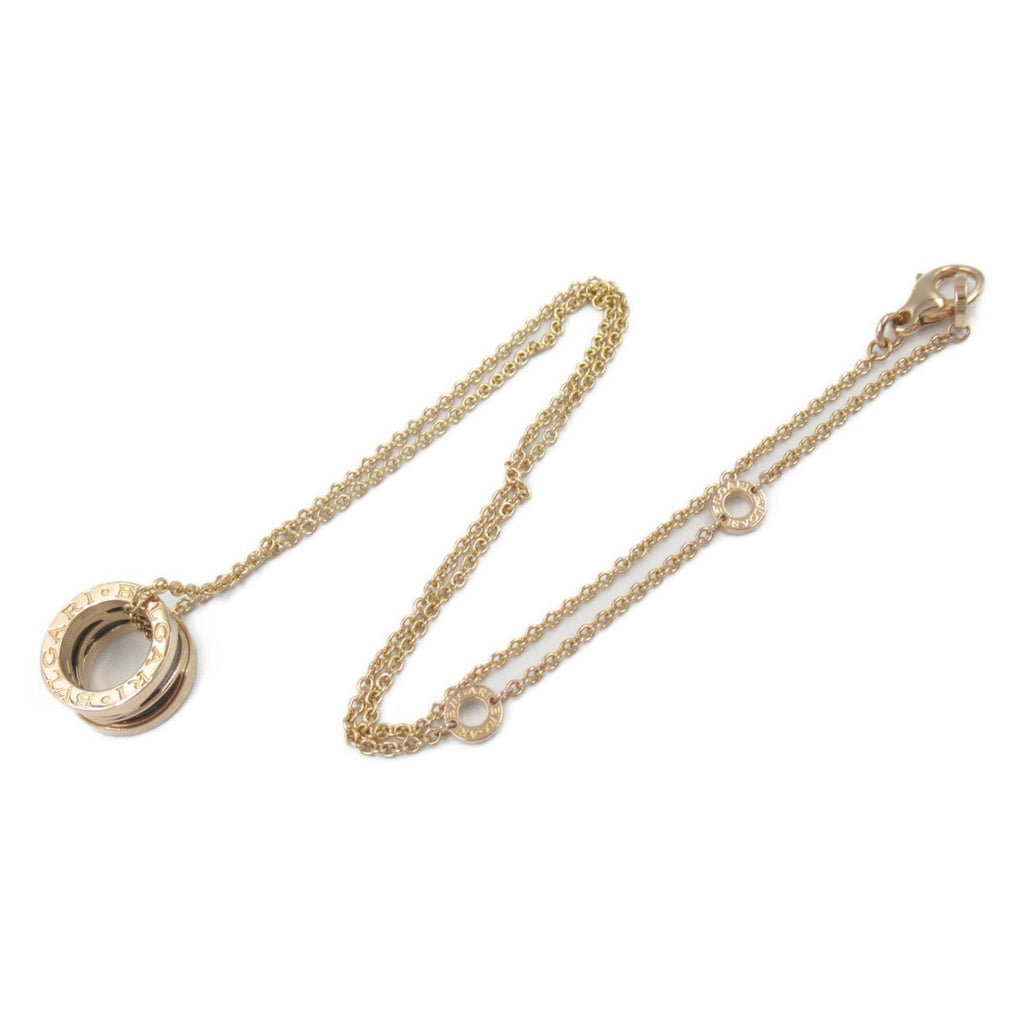 B.Zero1 Pendant Necklace Ceramic and 18K Rose Gold