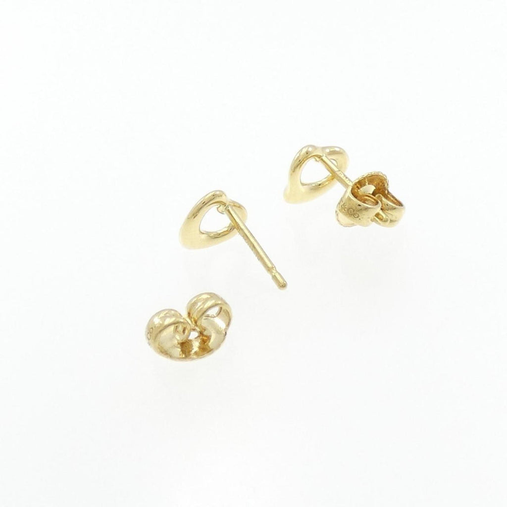 Open Heart Earrings 18K Yellow Gold 7mm 18K Yellow Gold