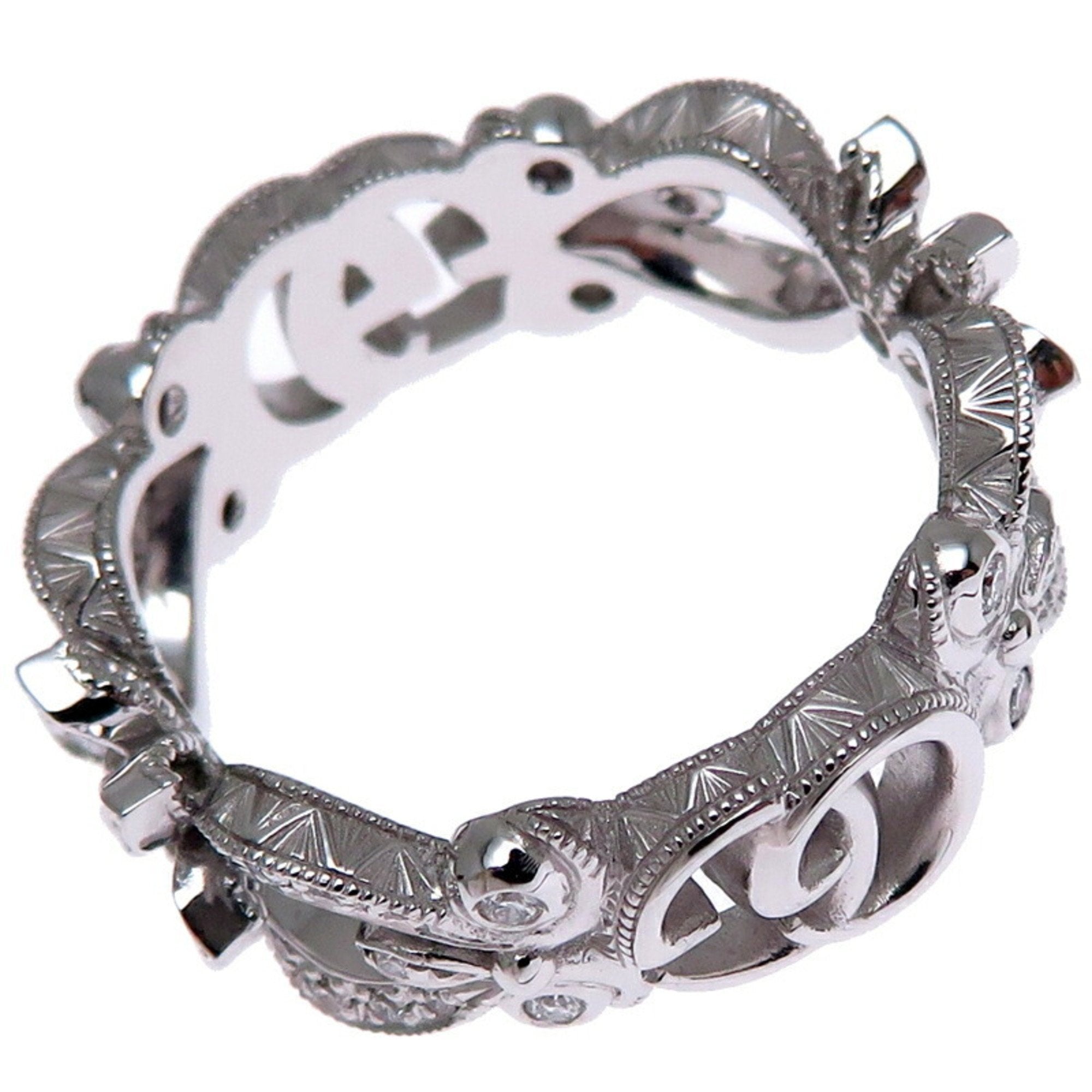 Ring 18K White Gold with Diamond