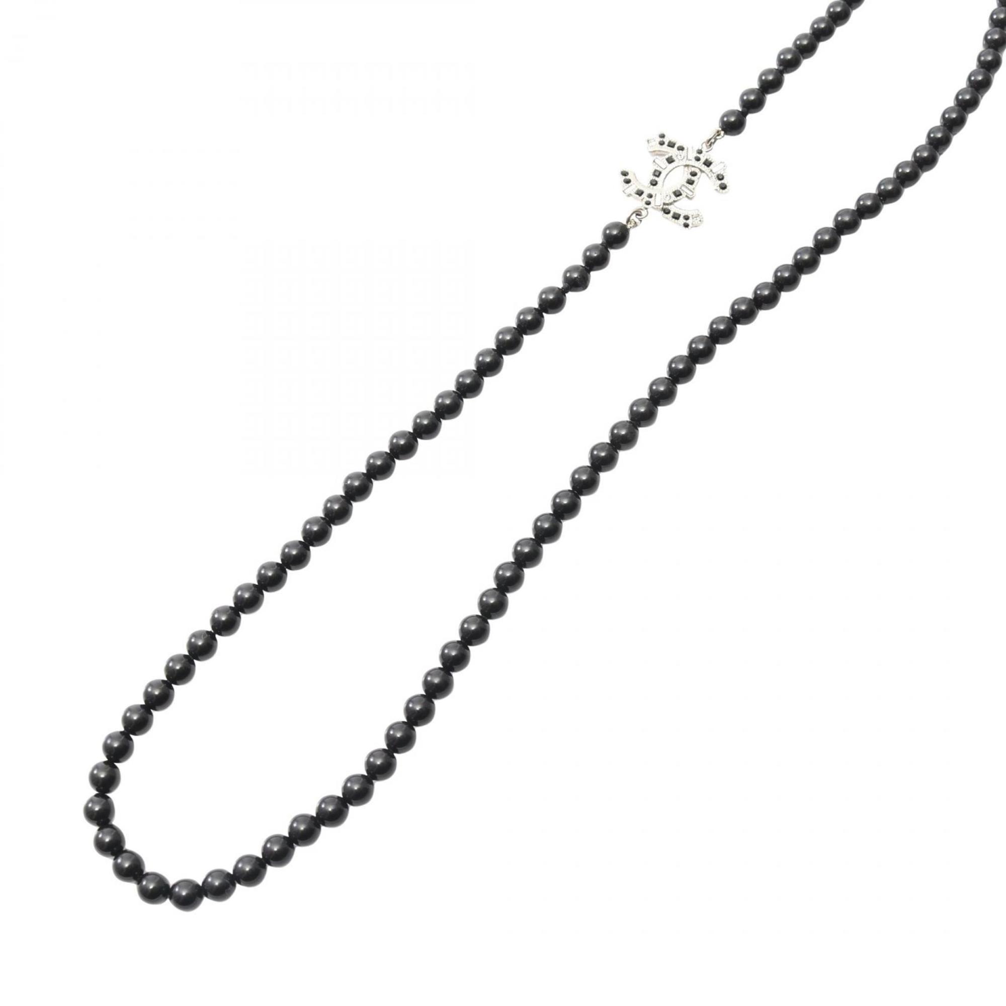 CC Logo Pendant Necklace Sterling Silver
