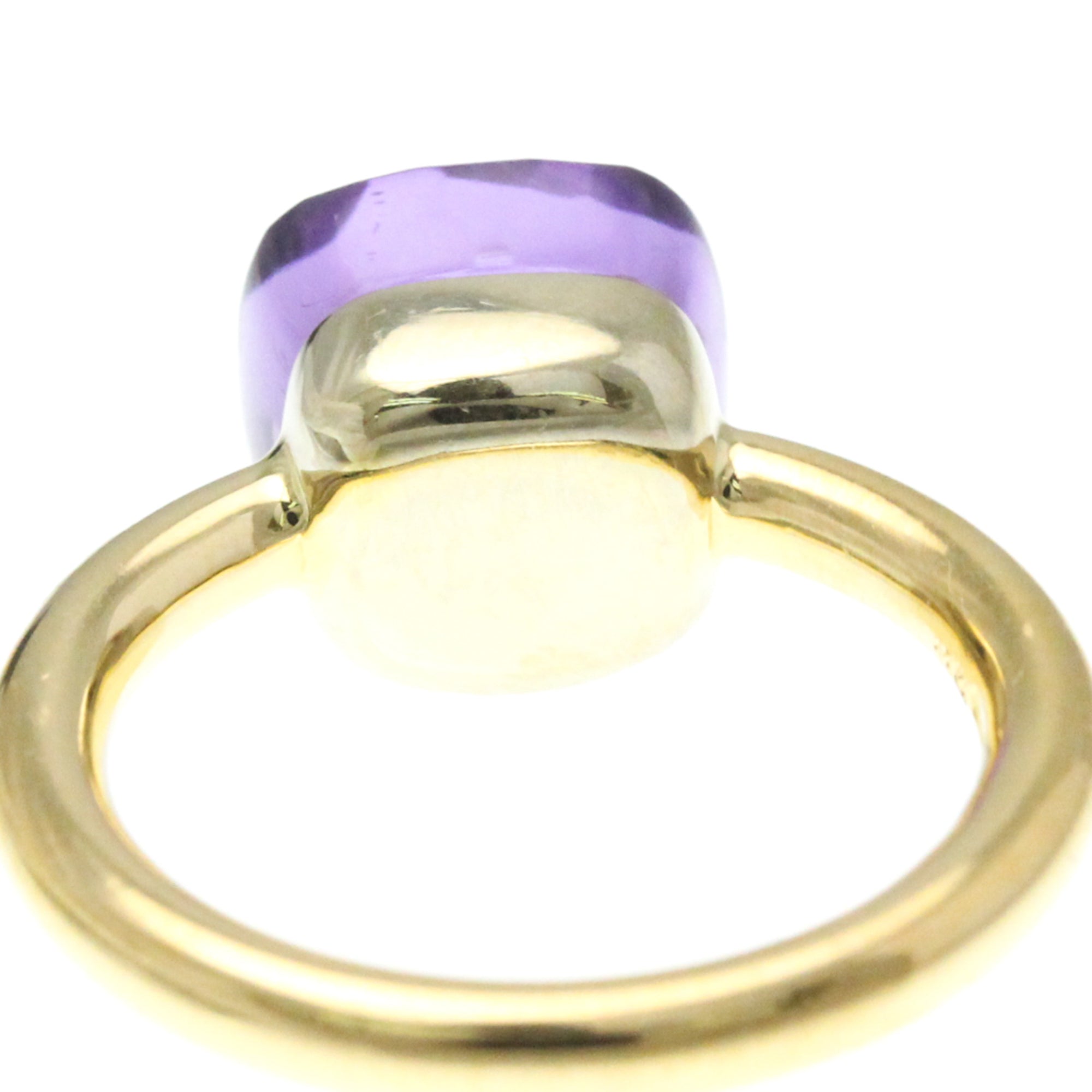 Ring 18K Rose Gold With Amethyst