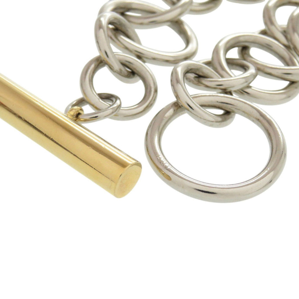 Choker Necklace Metal Silver and Gold