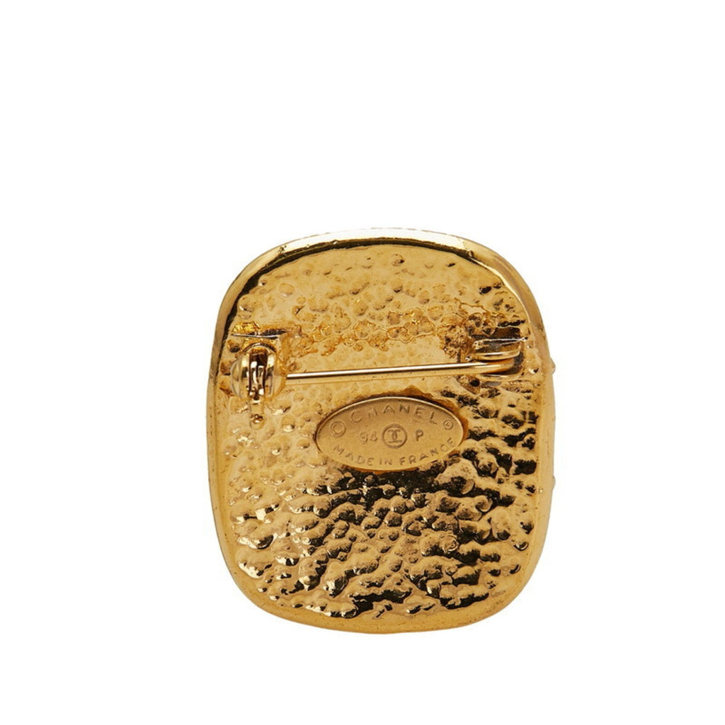CC Logo Brooch Metal