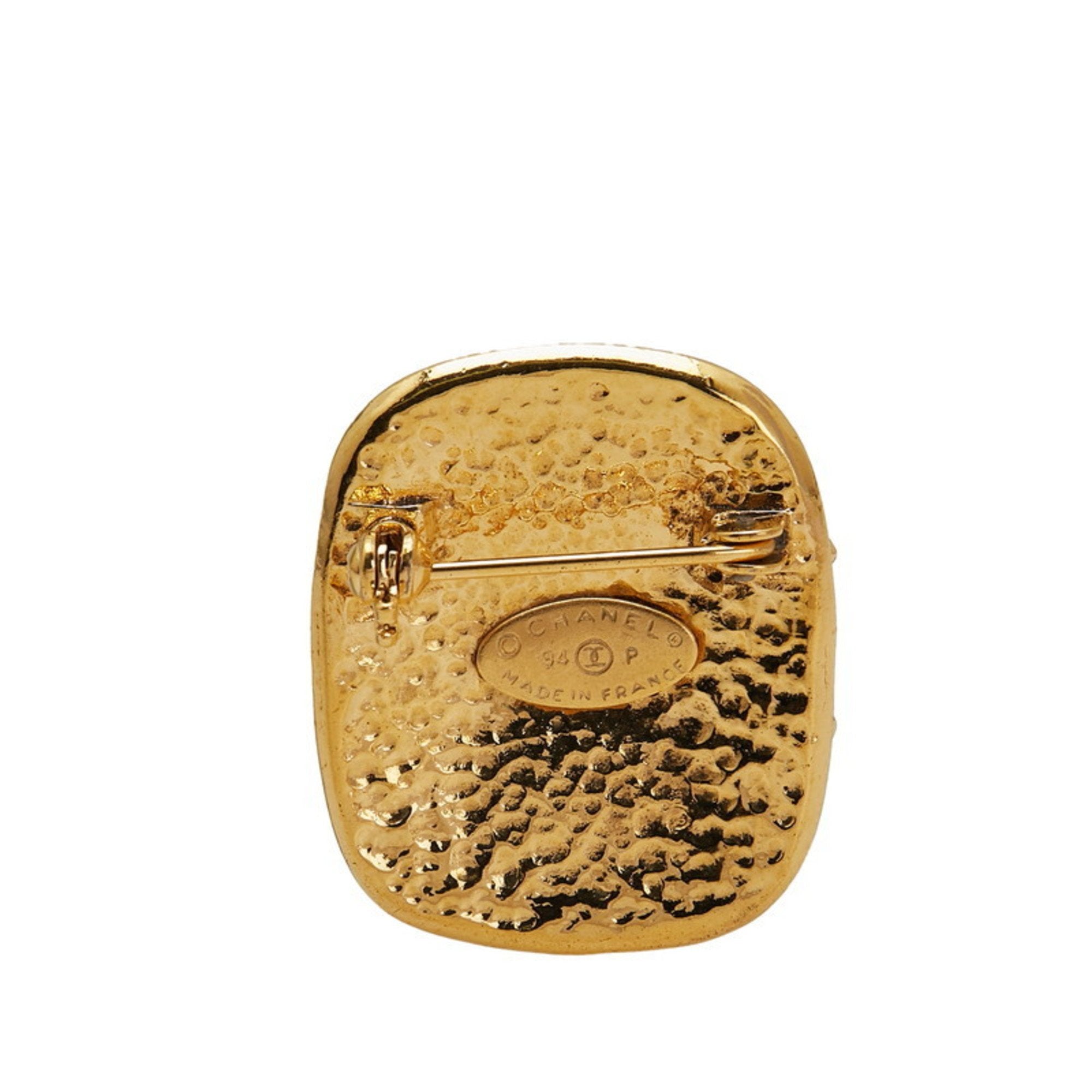 CC Logo Brooch Metal