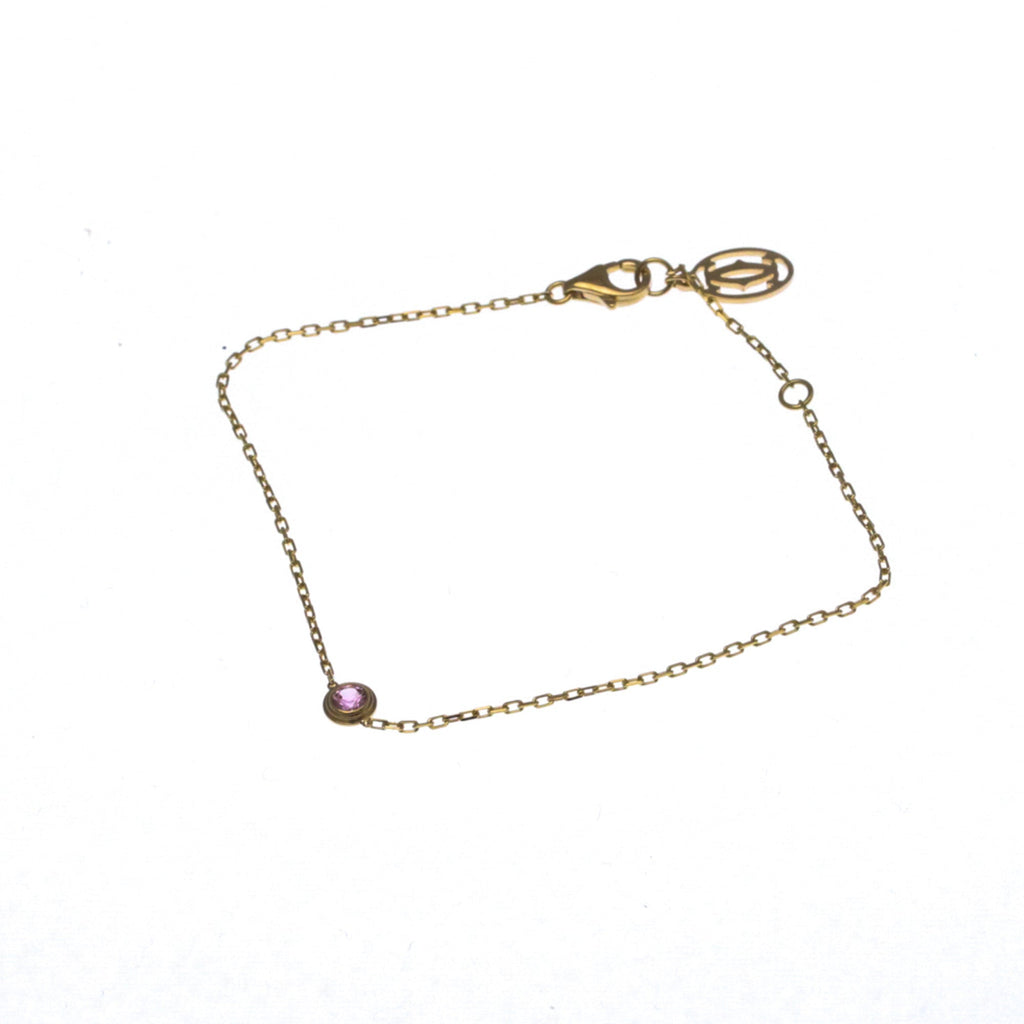 Bracelet 18K Rose Gold with Sapphire