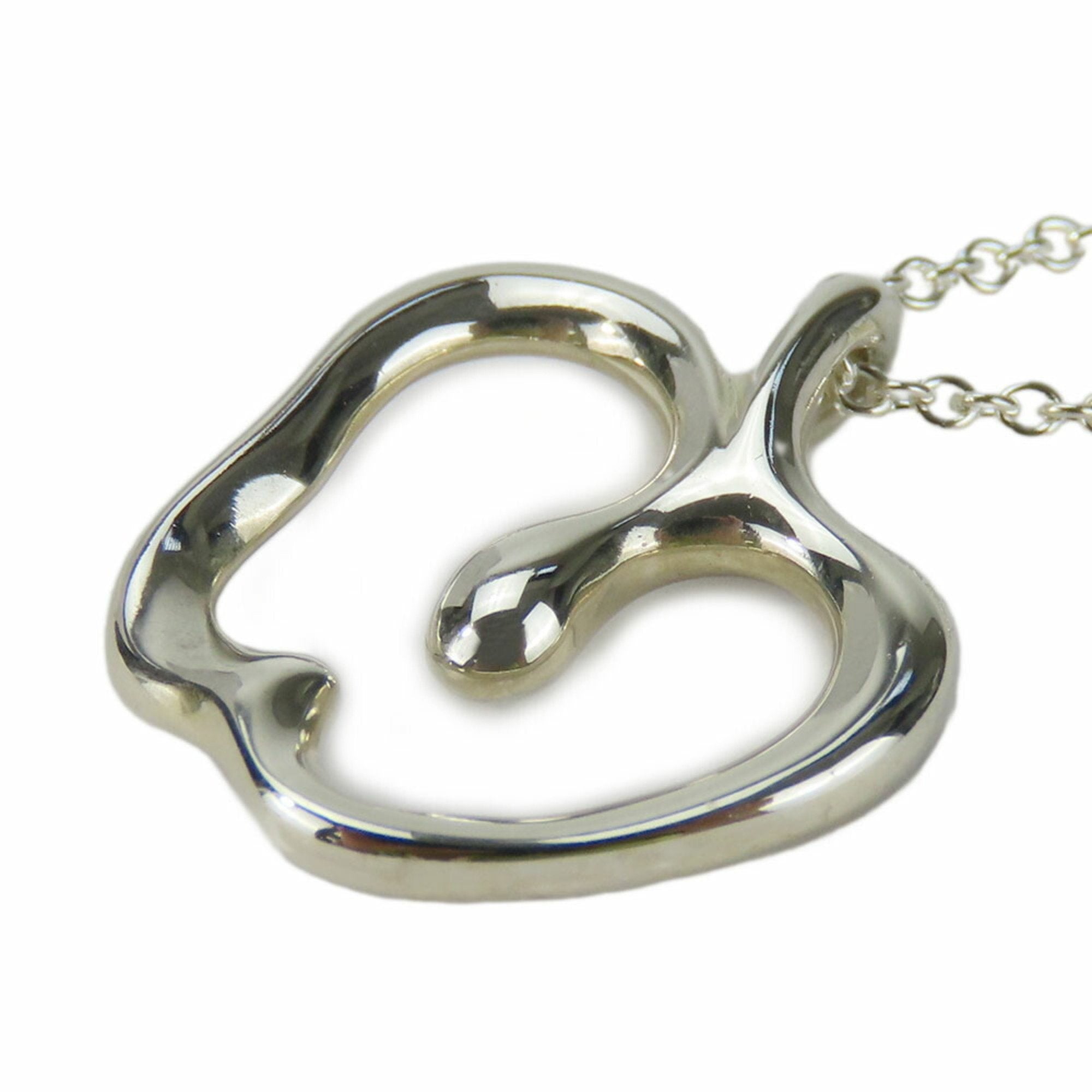 Elsa Peretti Pendant Necklace Sterling Silver 17.8mm