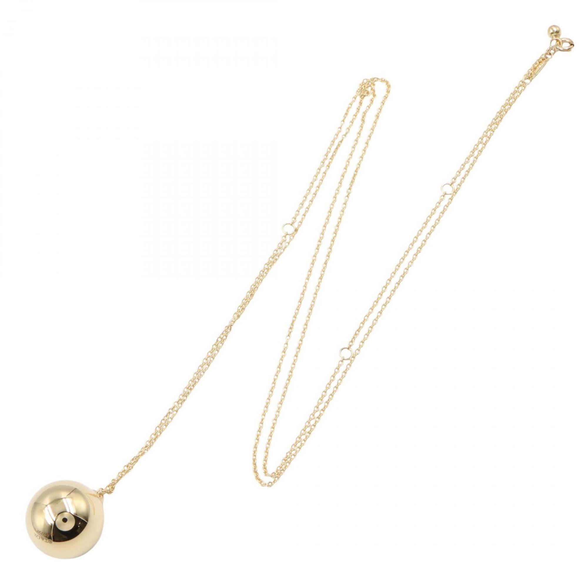Hardware Ball Pendant Necklace 18K Yellow Gold