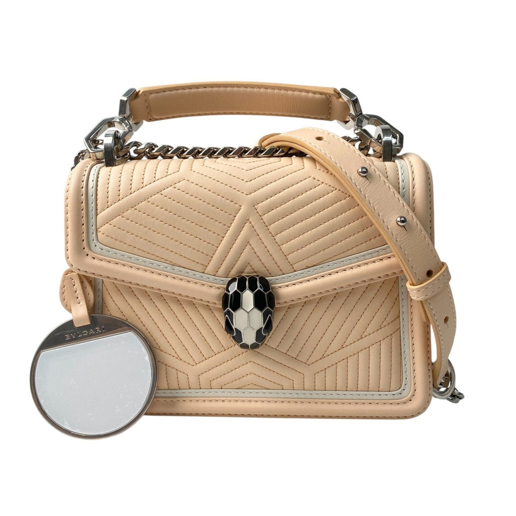 Serpenti Forever Shoulder Bag Quilted Leather Small