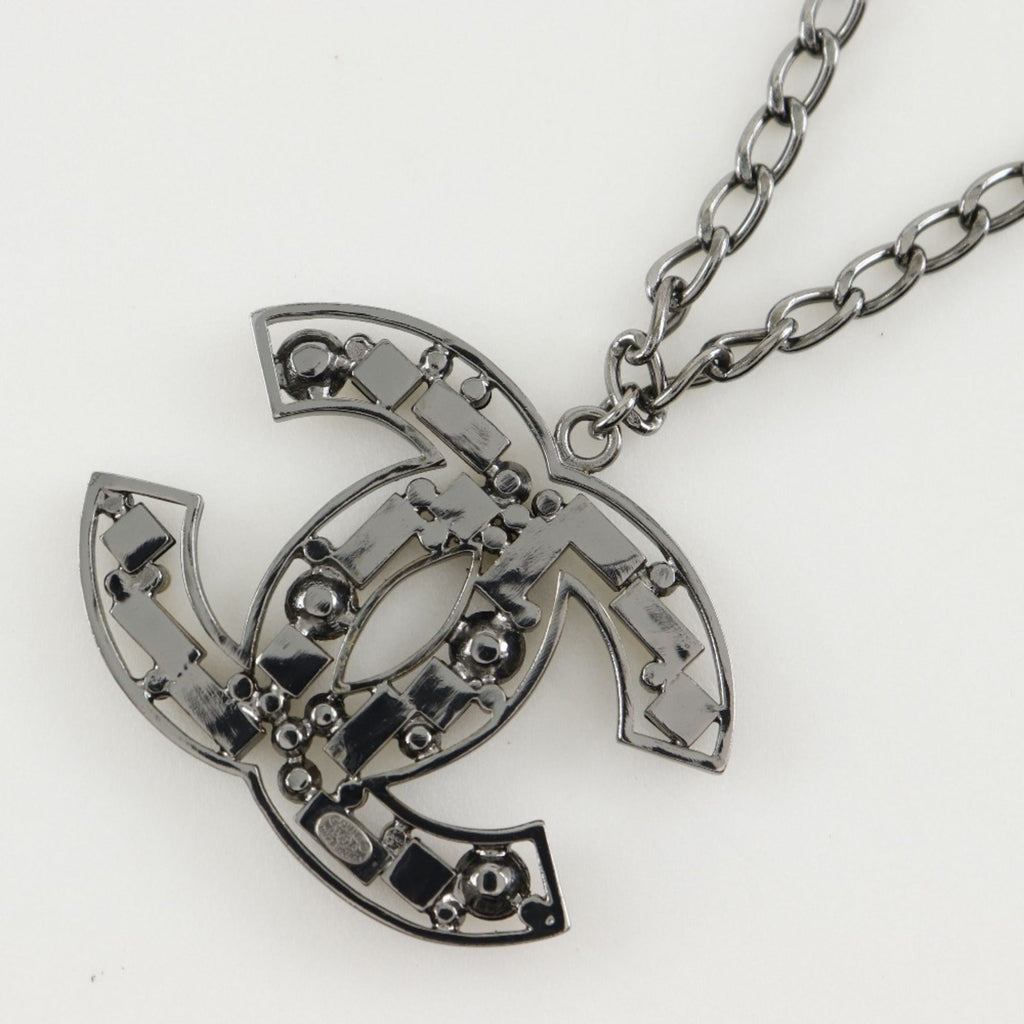 CC Logo Pendant Necklace Sterling Silver