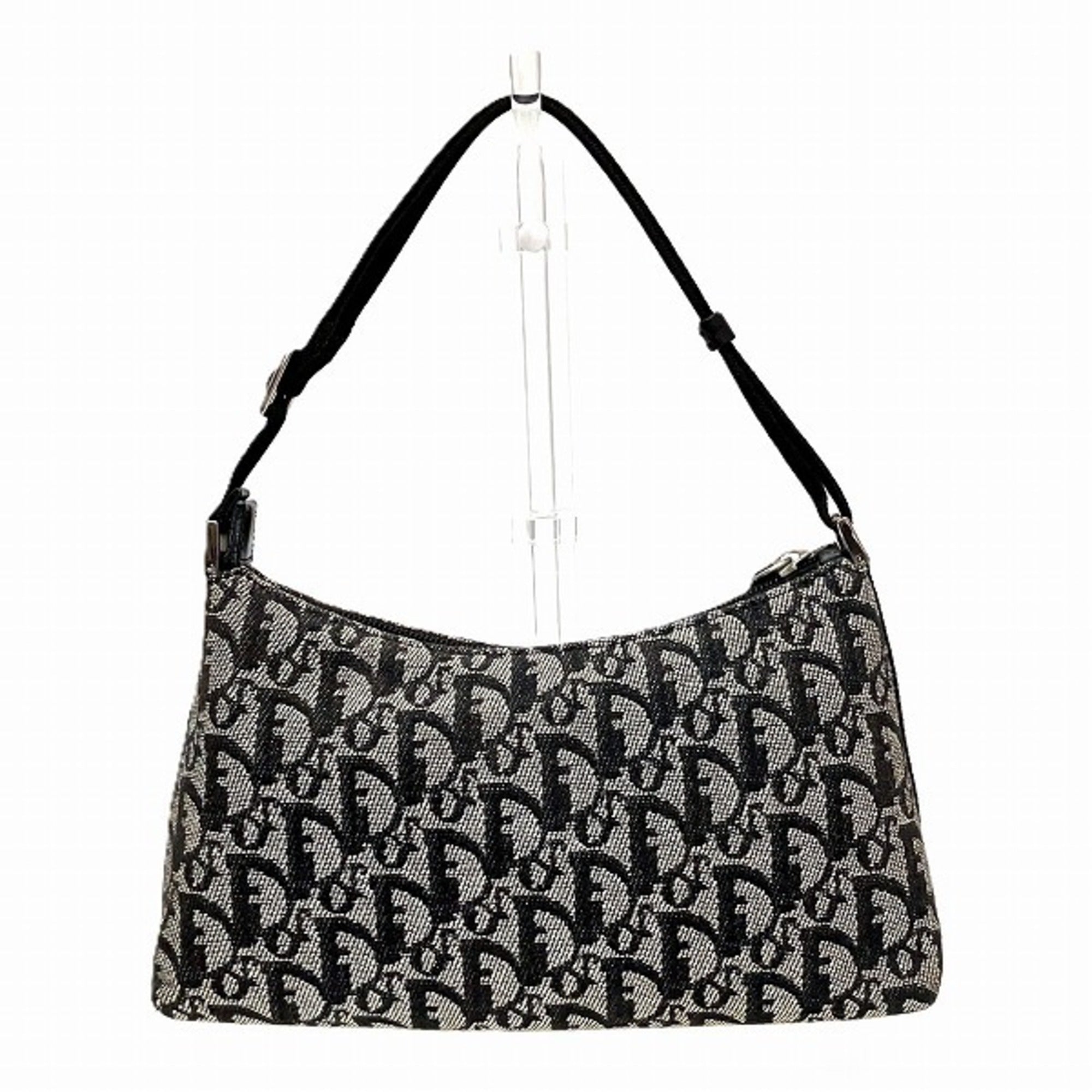 Vintage Trotter Pochette Shoulder Bag Diorissimo Canvas Small