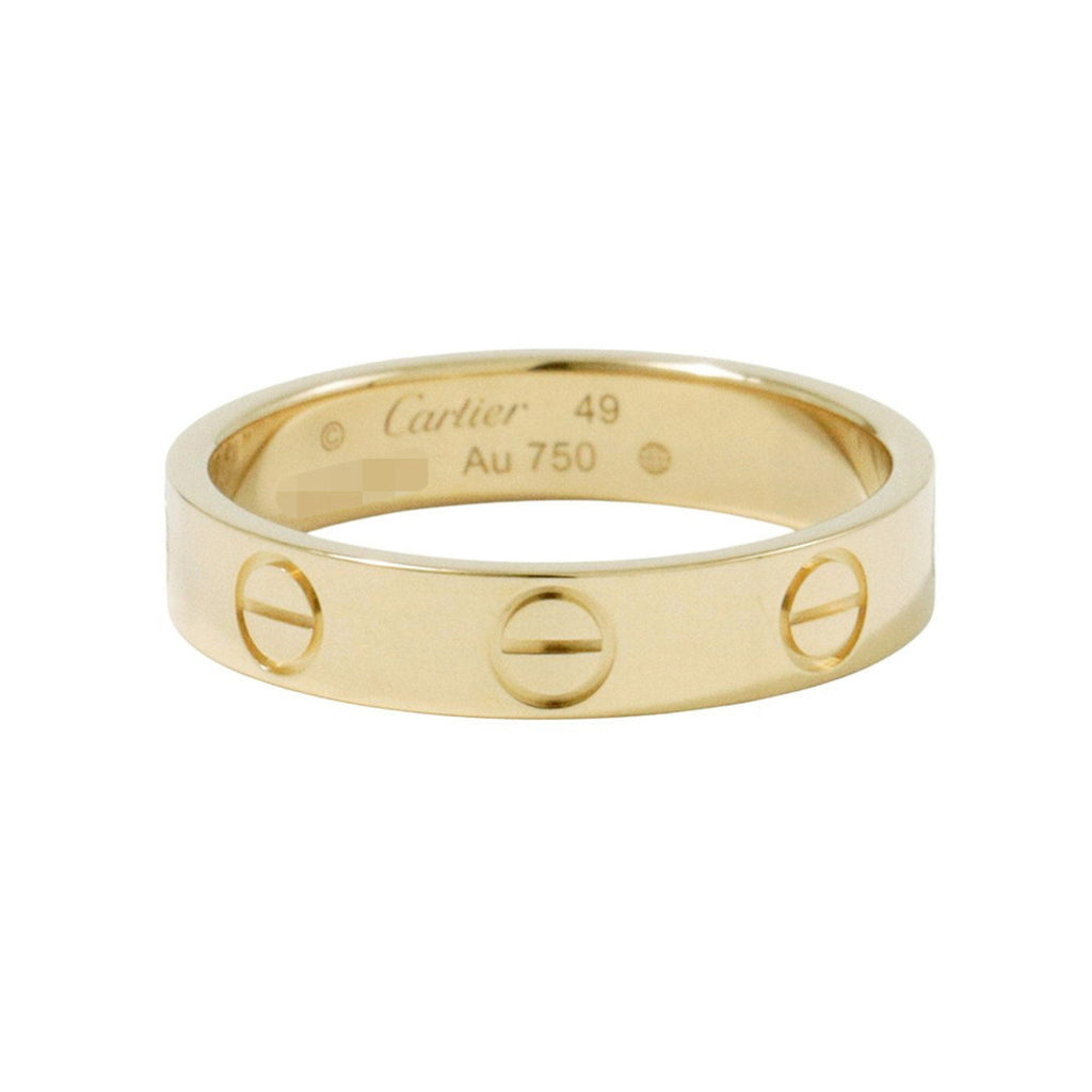 Love Band Ring 18K Yellow Gold Small
